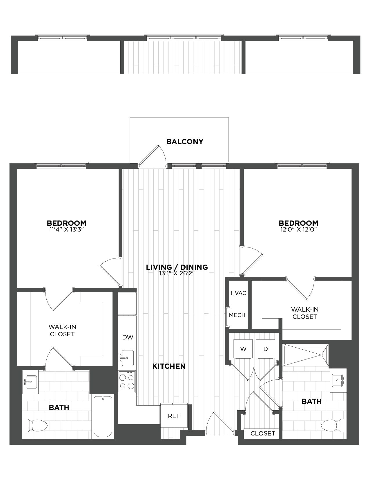 Floorplan image of Apt 231