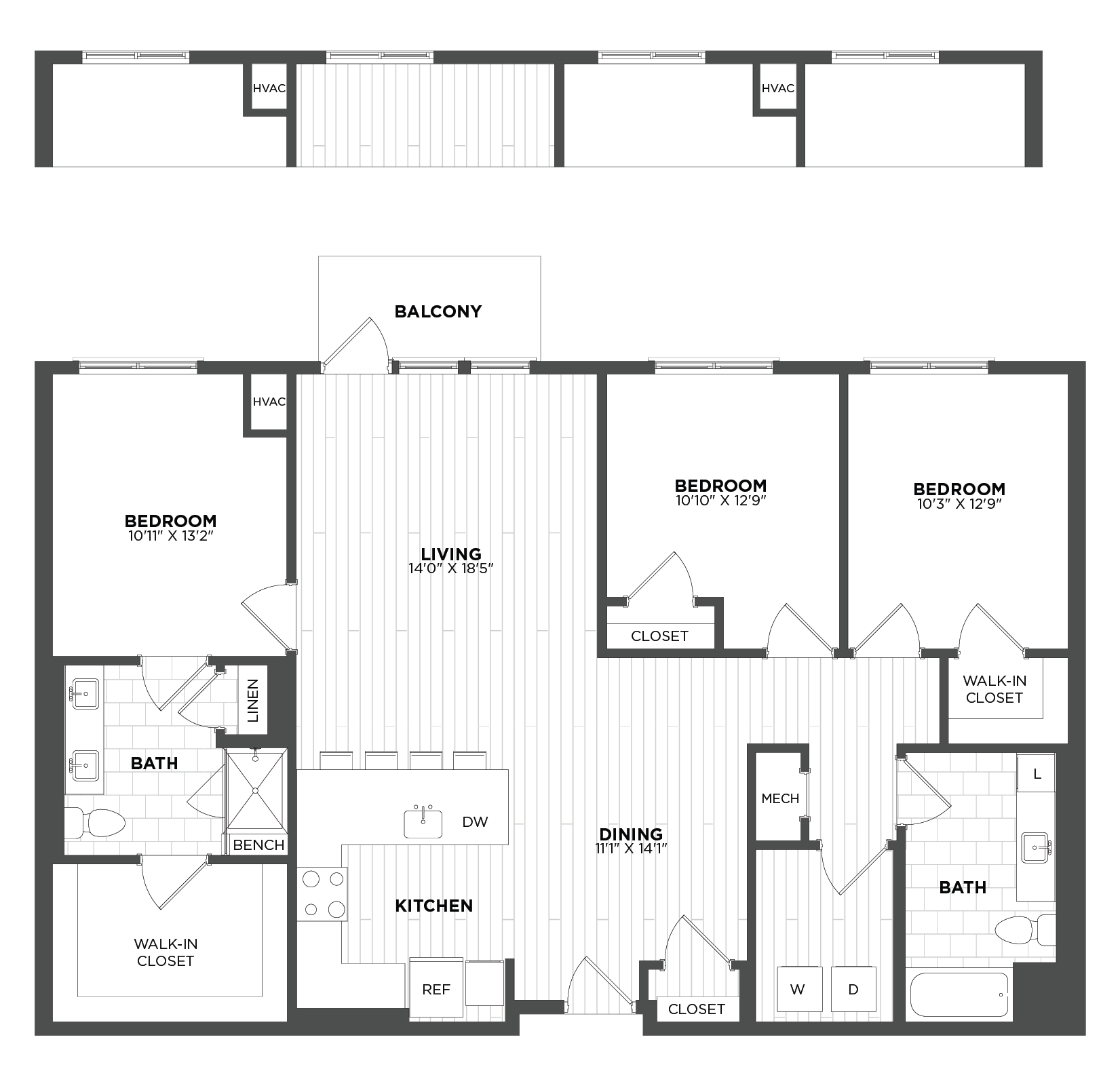 Floorplan image of Apt 324