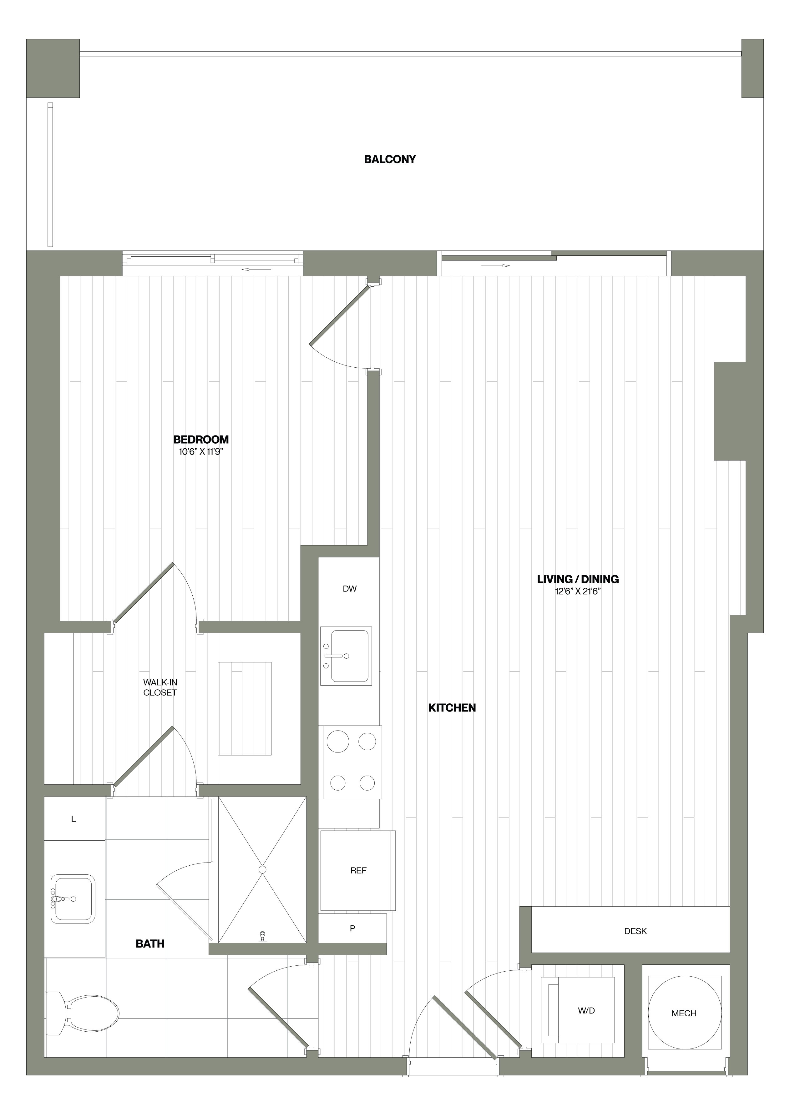 Floor Plan Image of Apartment Apt LP-08
