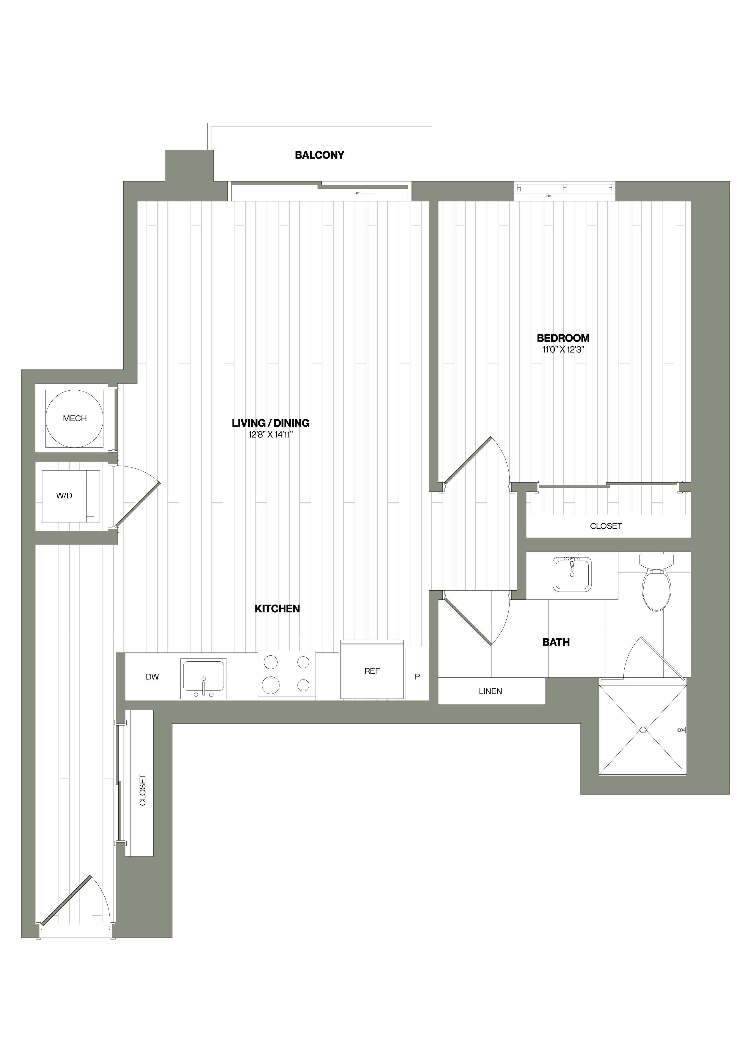 Floor Plan Image of Apartment Apt 1202