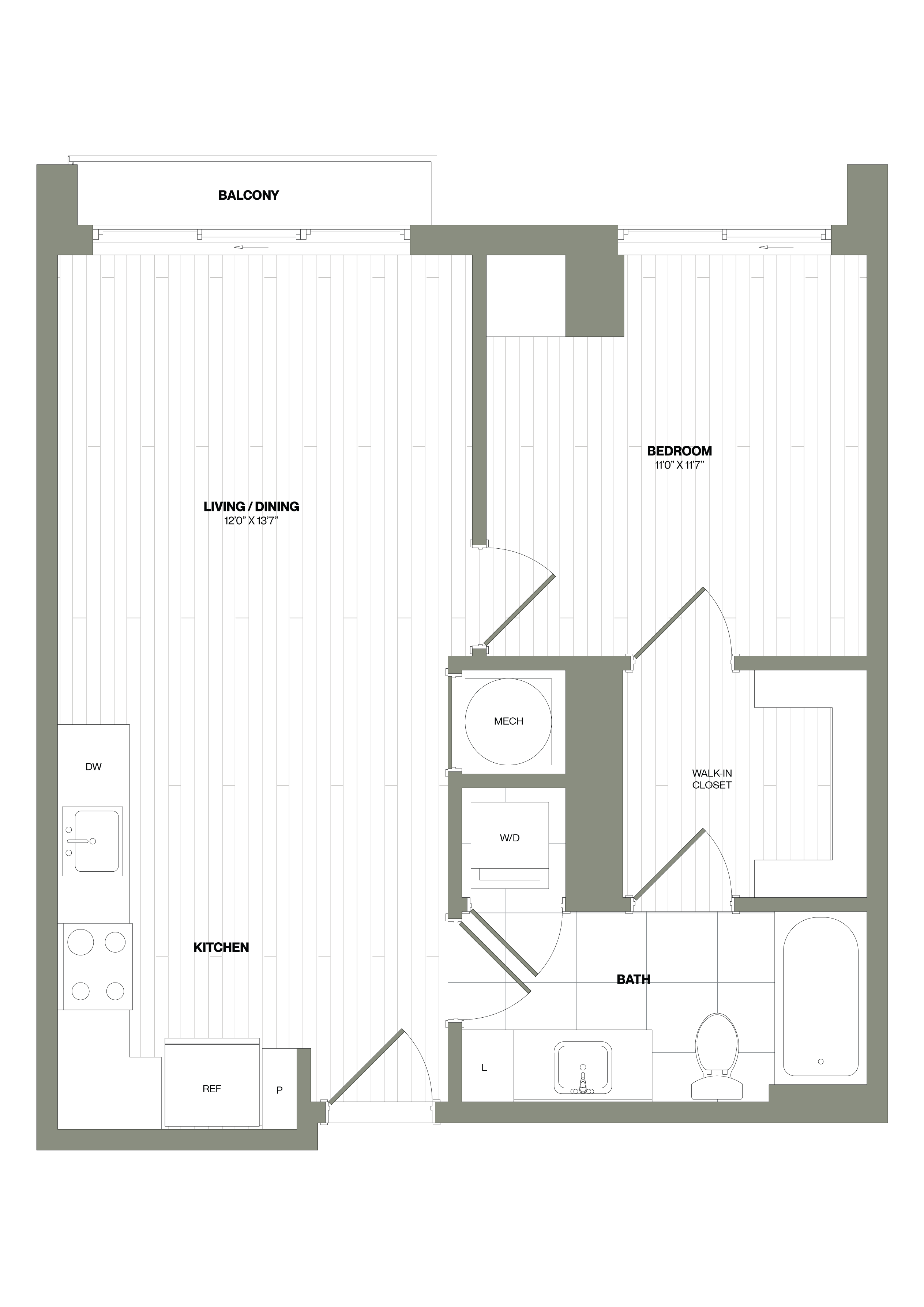 Floor Plan Image of Apartment Apt 1812