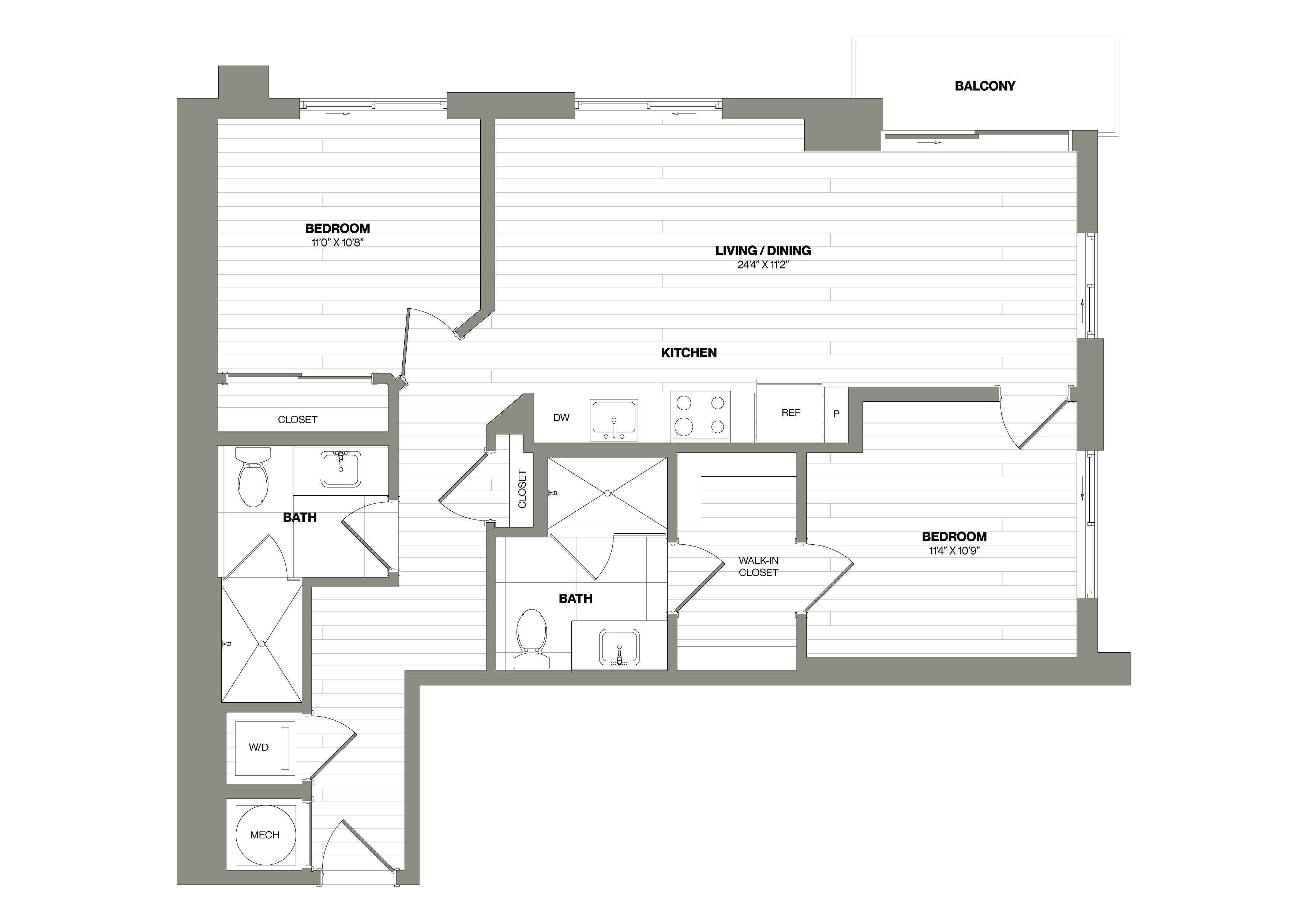 Floor Plan Image of Apartment Apt 0703