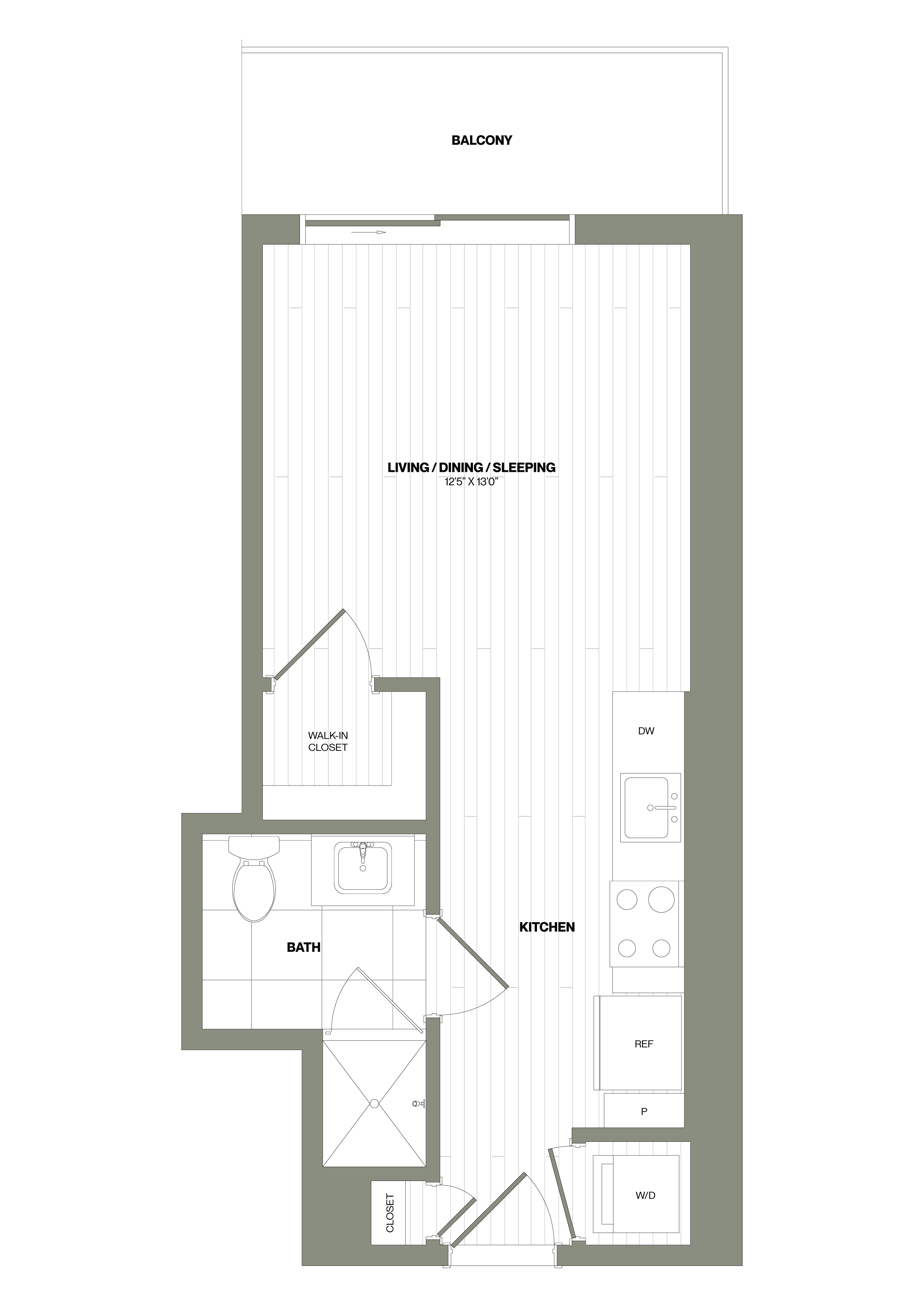 Floor Plan Image of Apartment Apt 0616