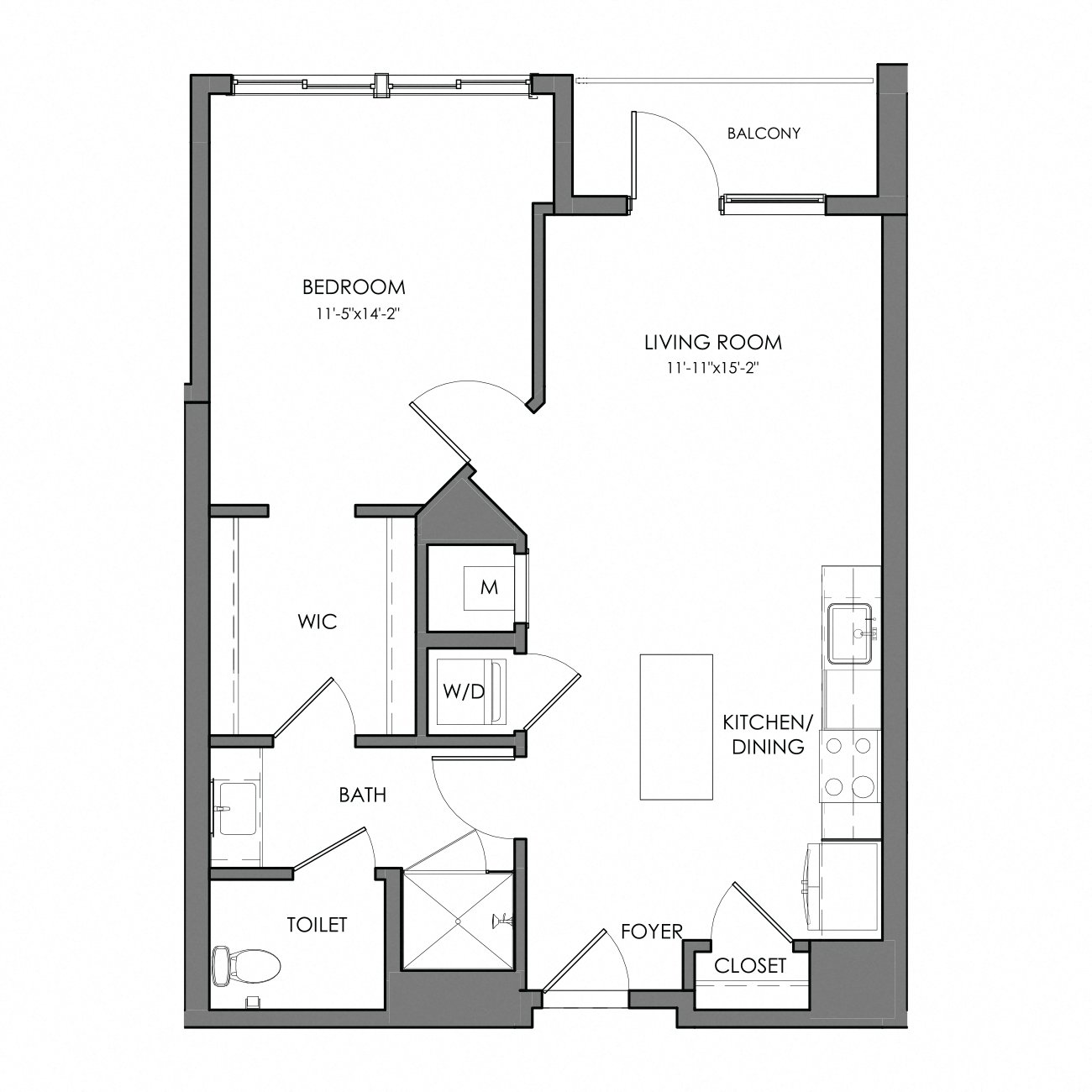 Apartment 1072 floorplan