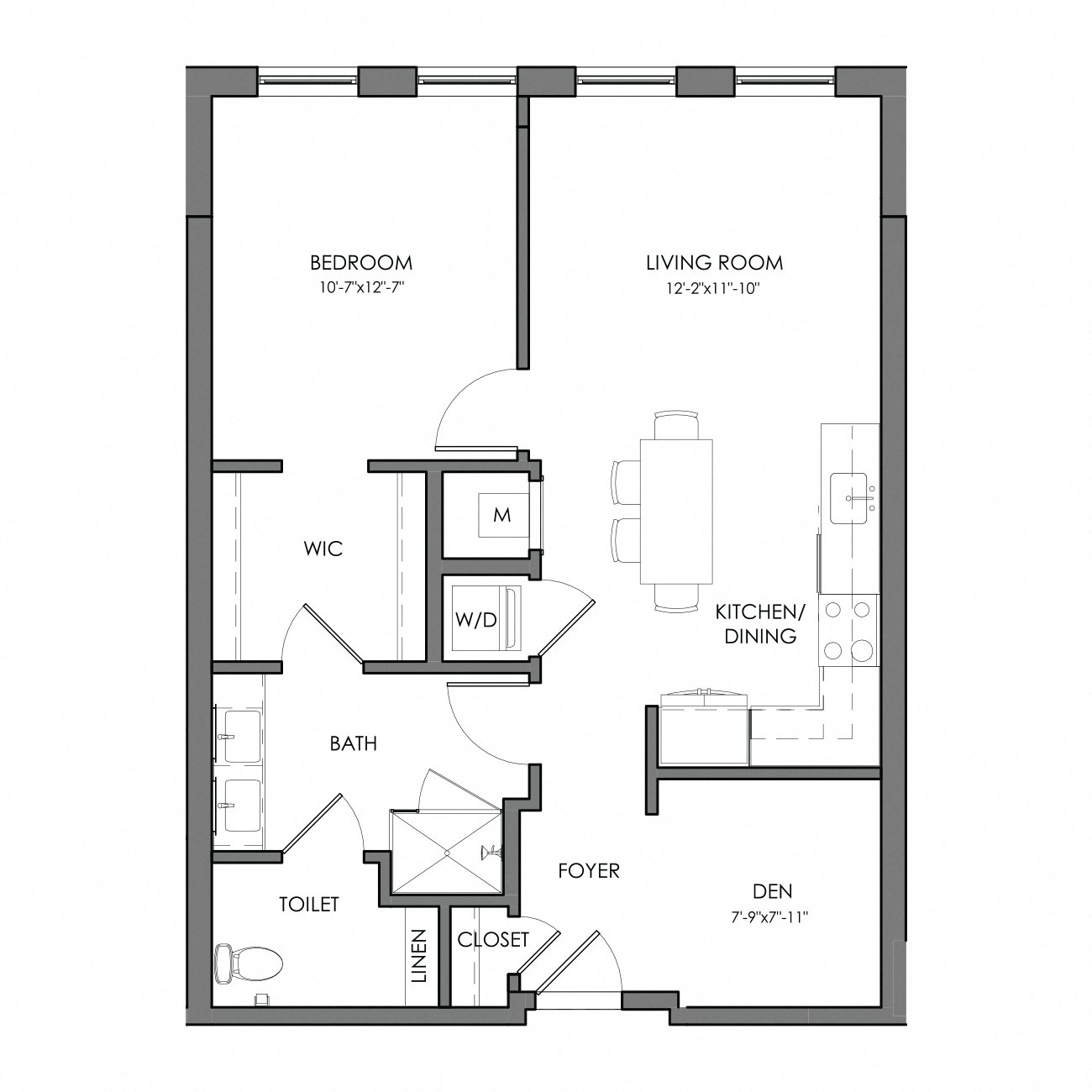 Apartment 3026 floorplan