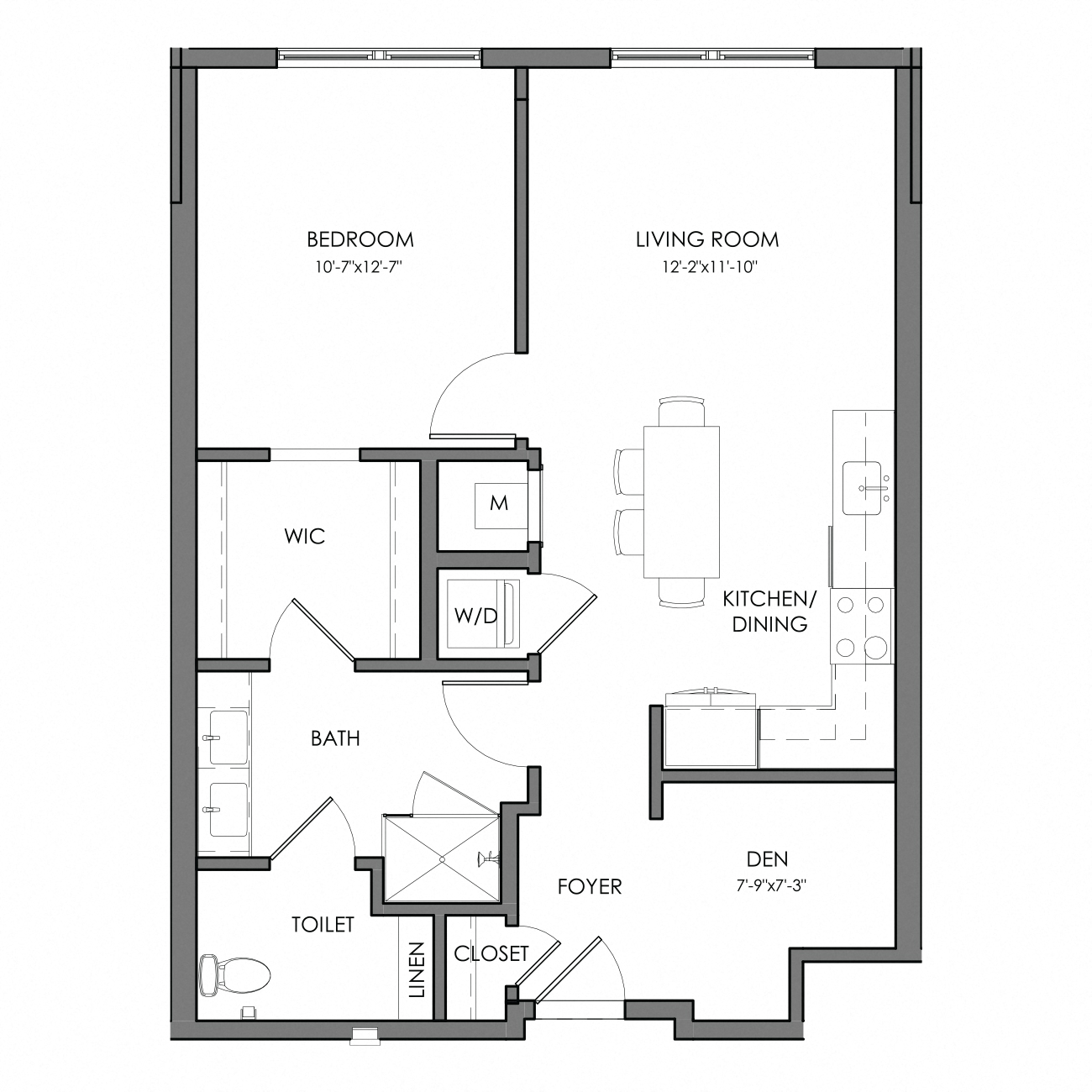 Apartment 2064 floorplan