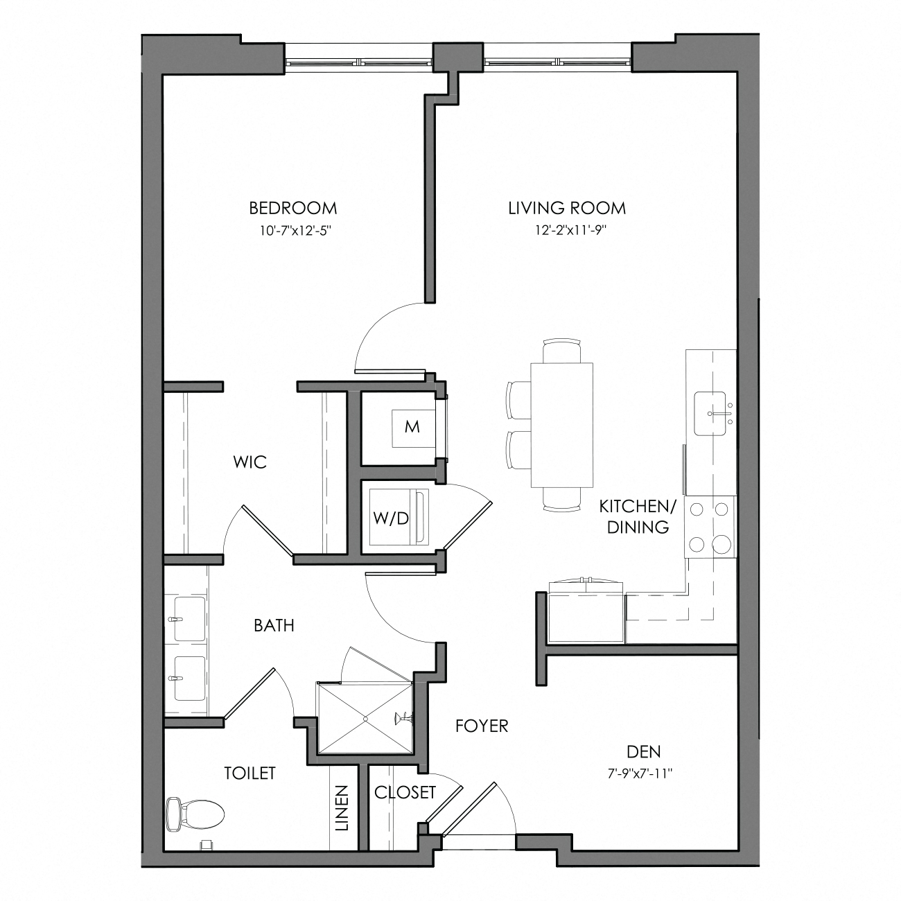 Apartment 2050 floorplan