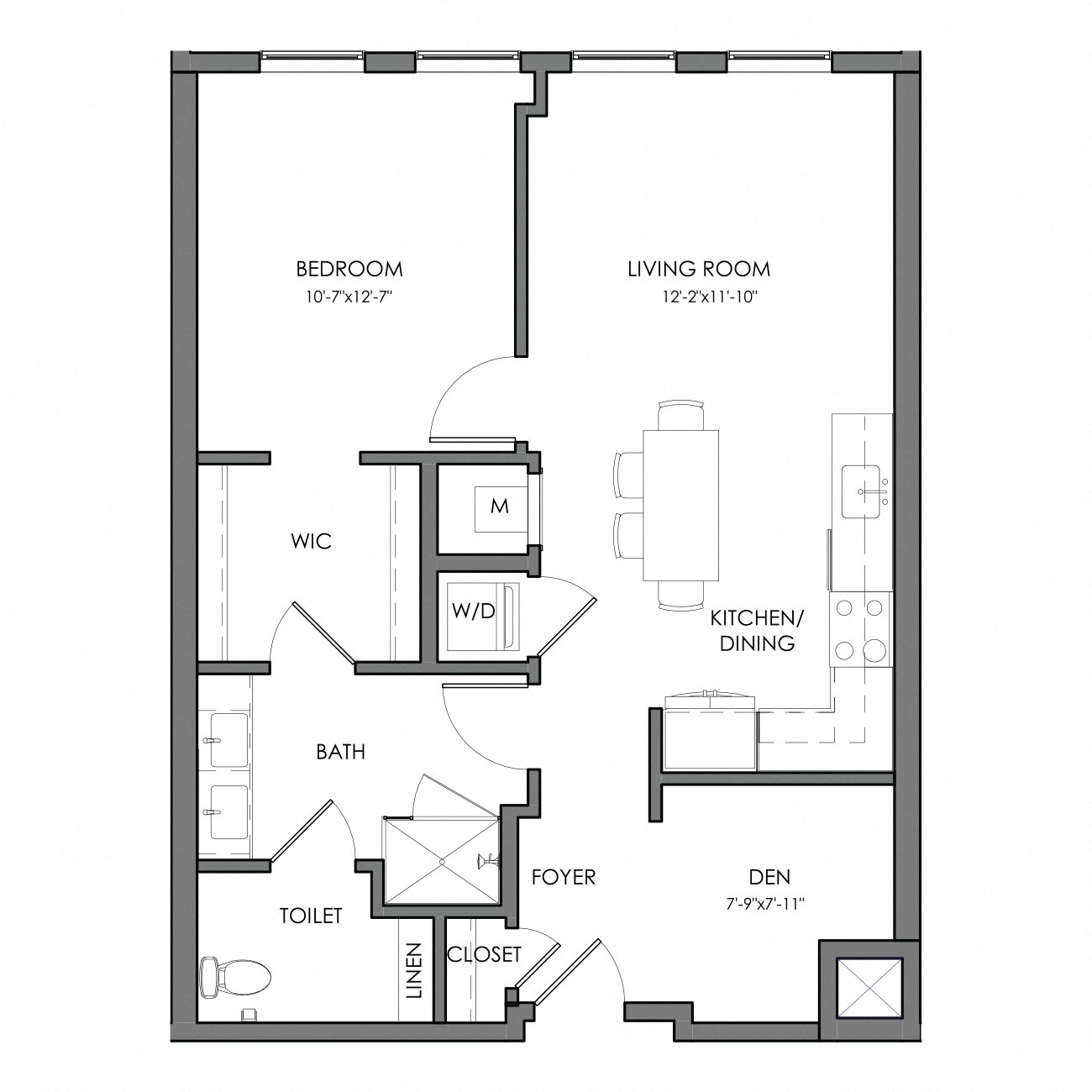 Apartment 1079 floorplan