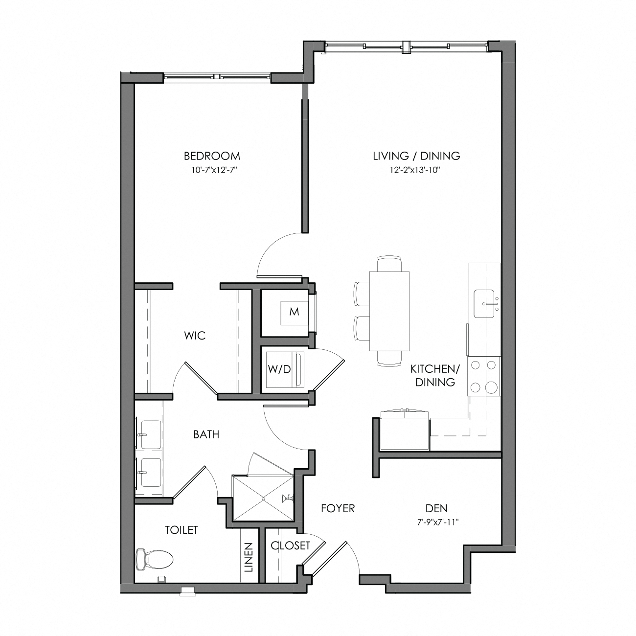 Apartment 3086 floorplan