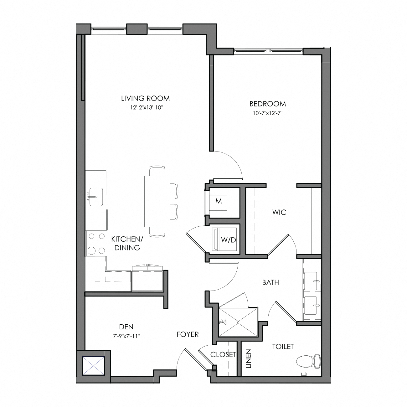 Apartment 3006 floorplan