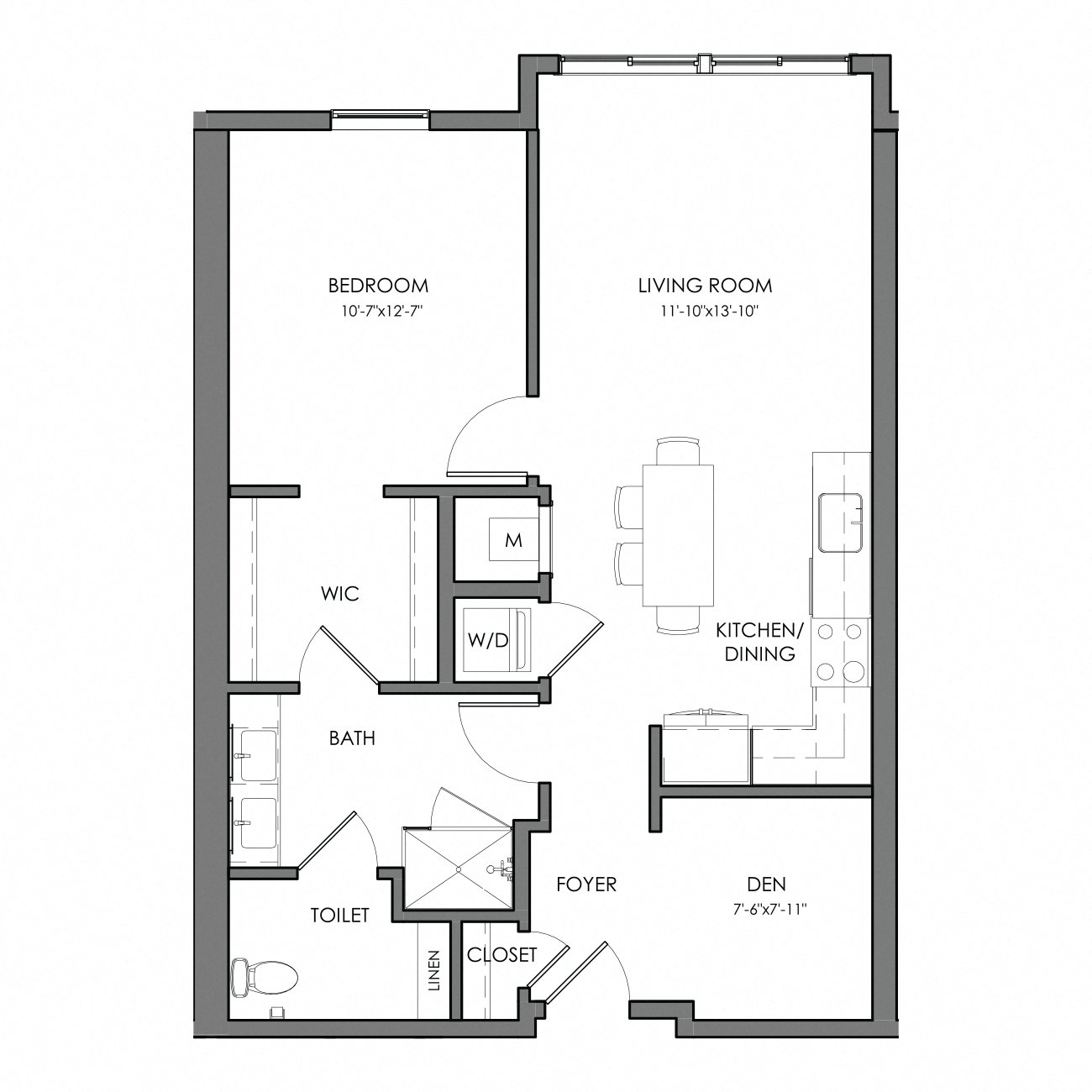 Apartment 3046 floorplan