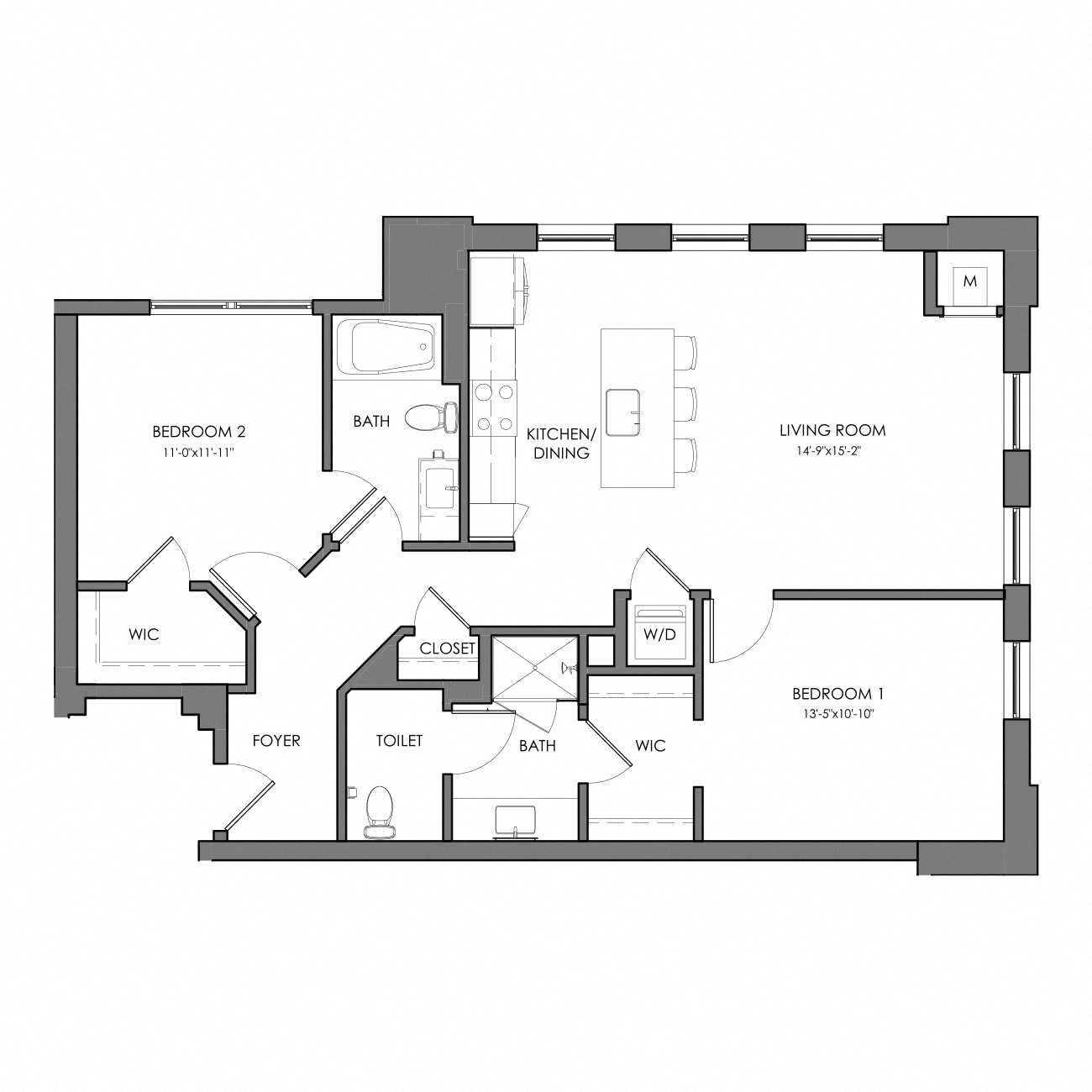 Apartment 2009 floorplan