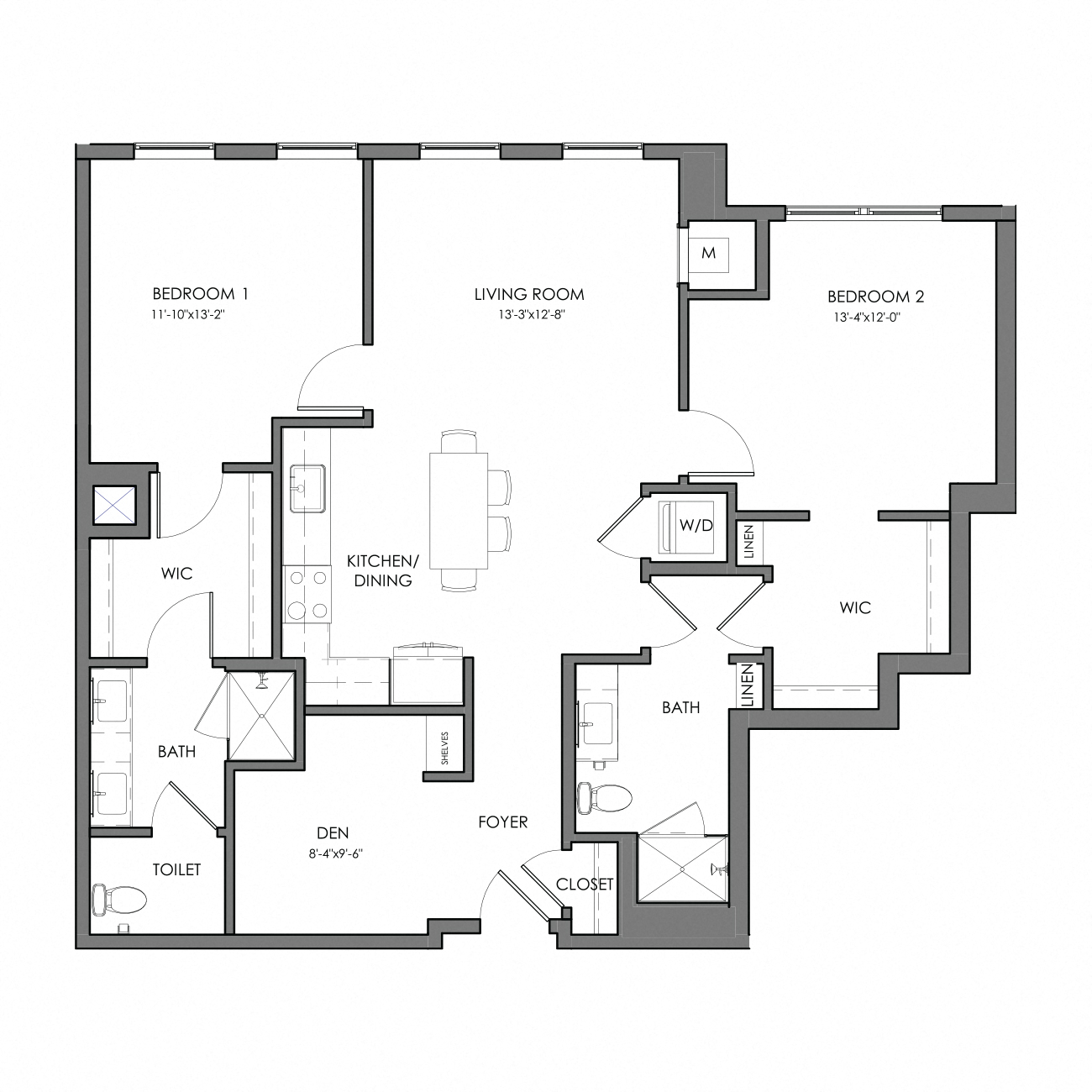 Apartment 1062 floorplan