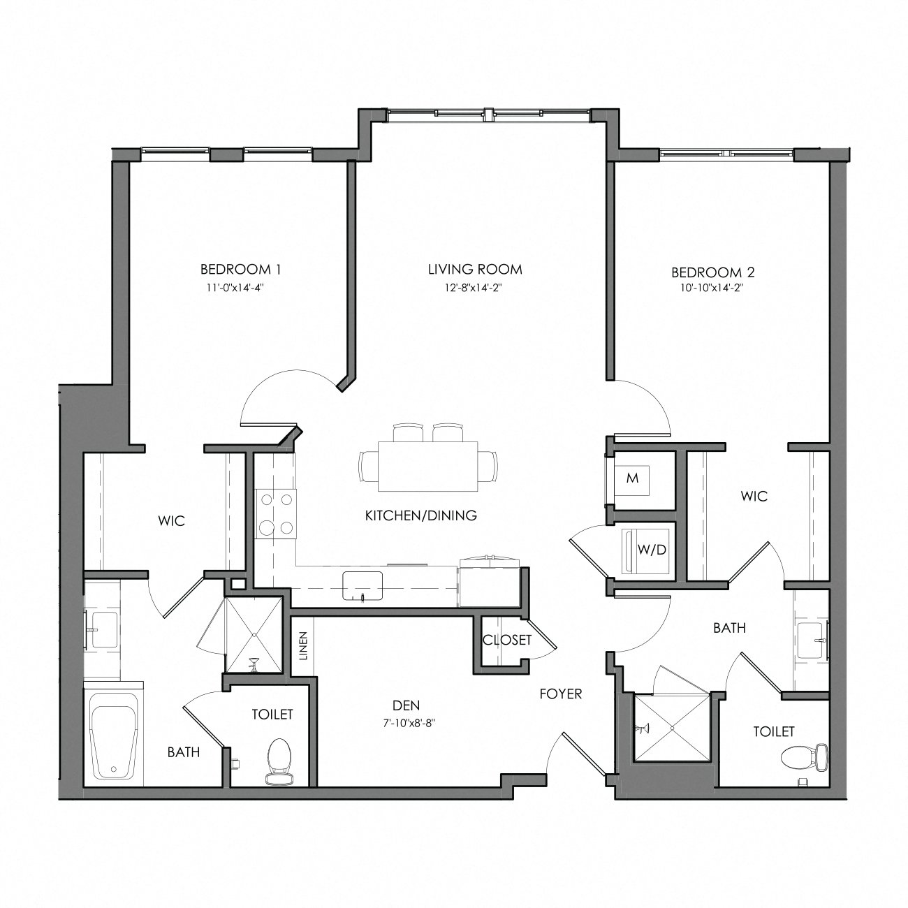 Apartment 4060 floorplan