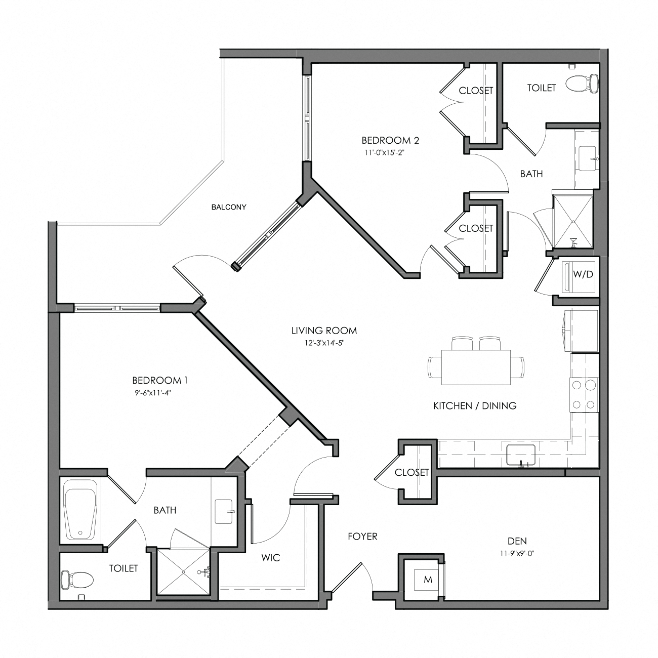 Apartment 4094 floorplan