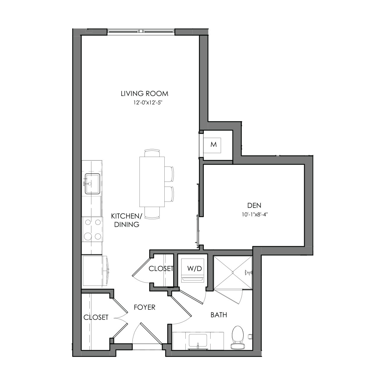 Apartment 3098 floorplan