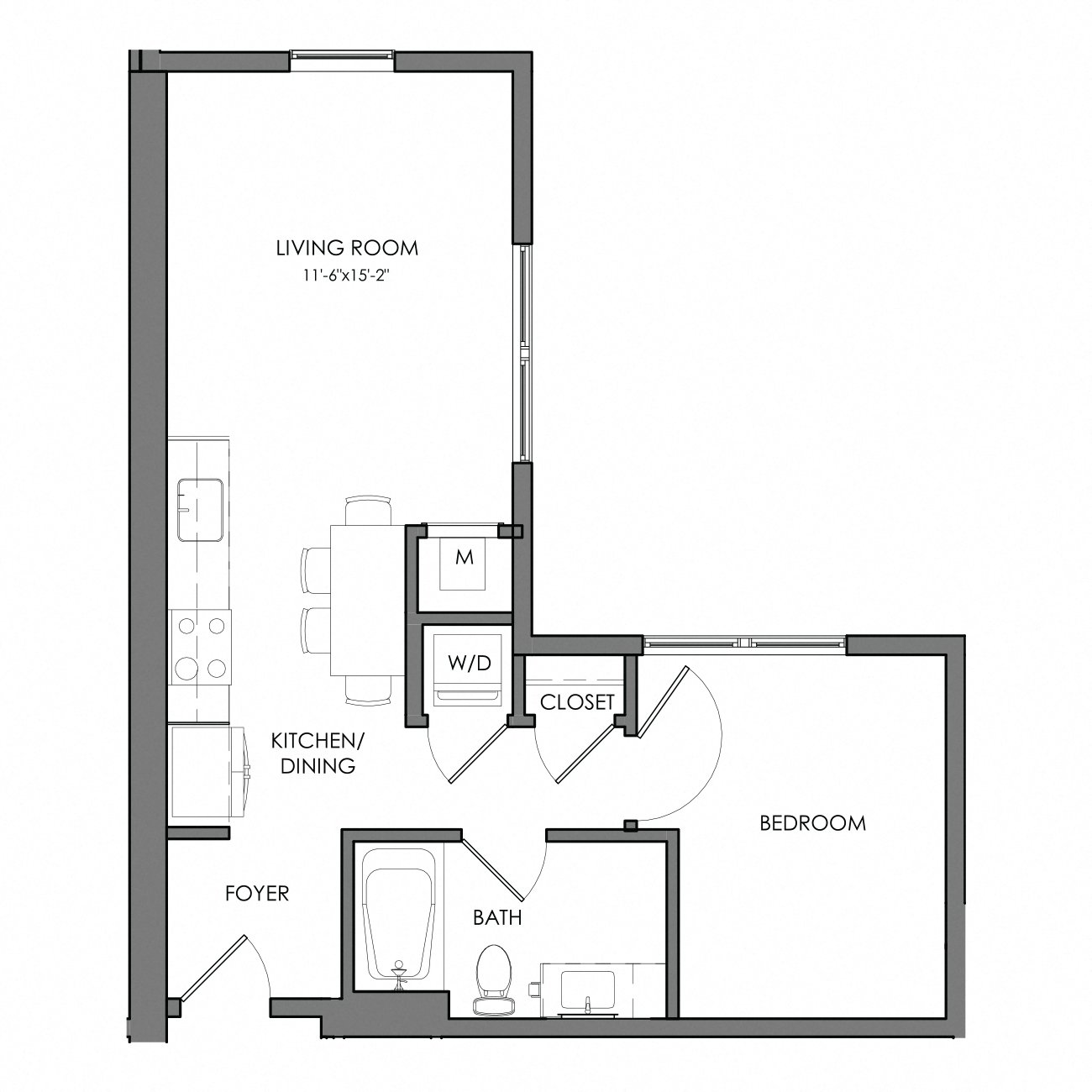 Apartment 2089 floorplan