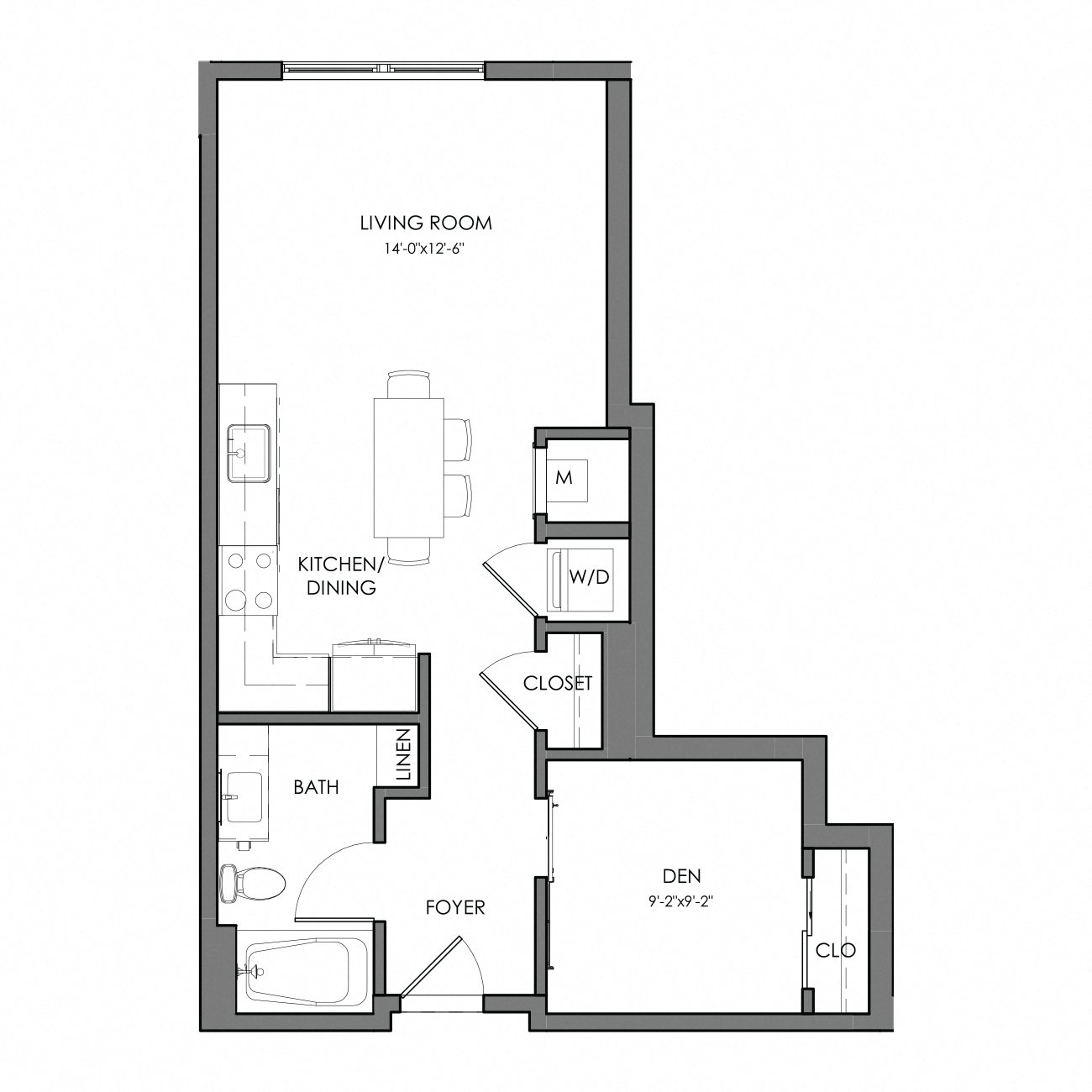 Apartment 3043 floorplan