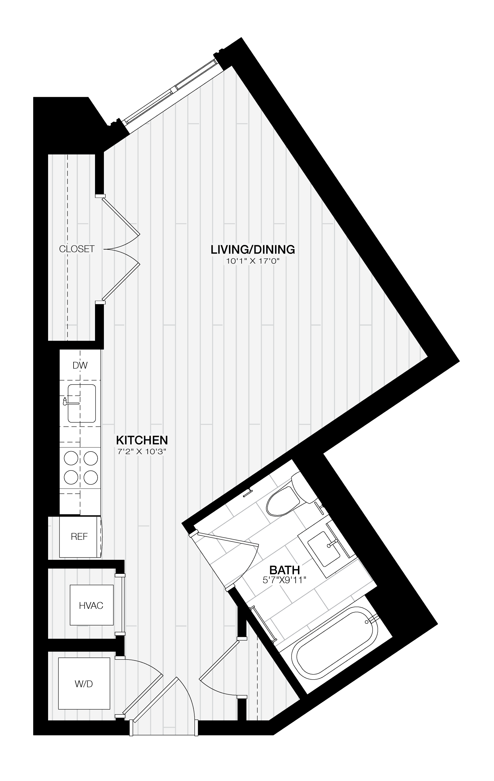 floorplan image of apartment 01505