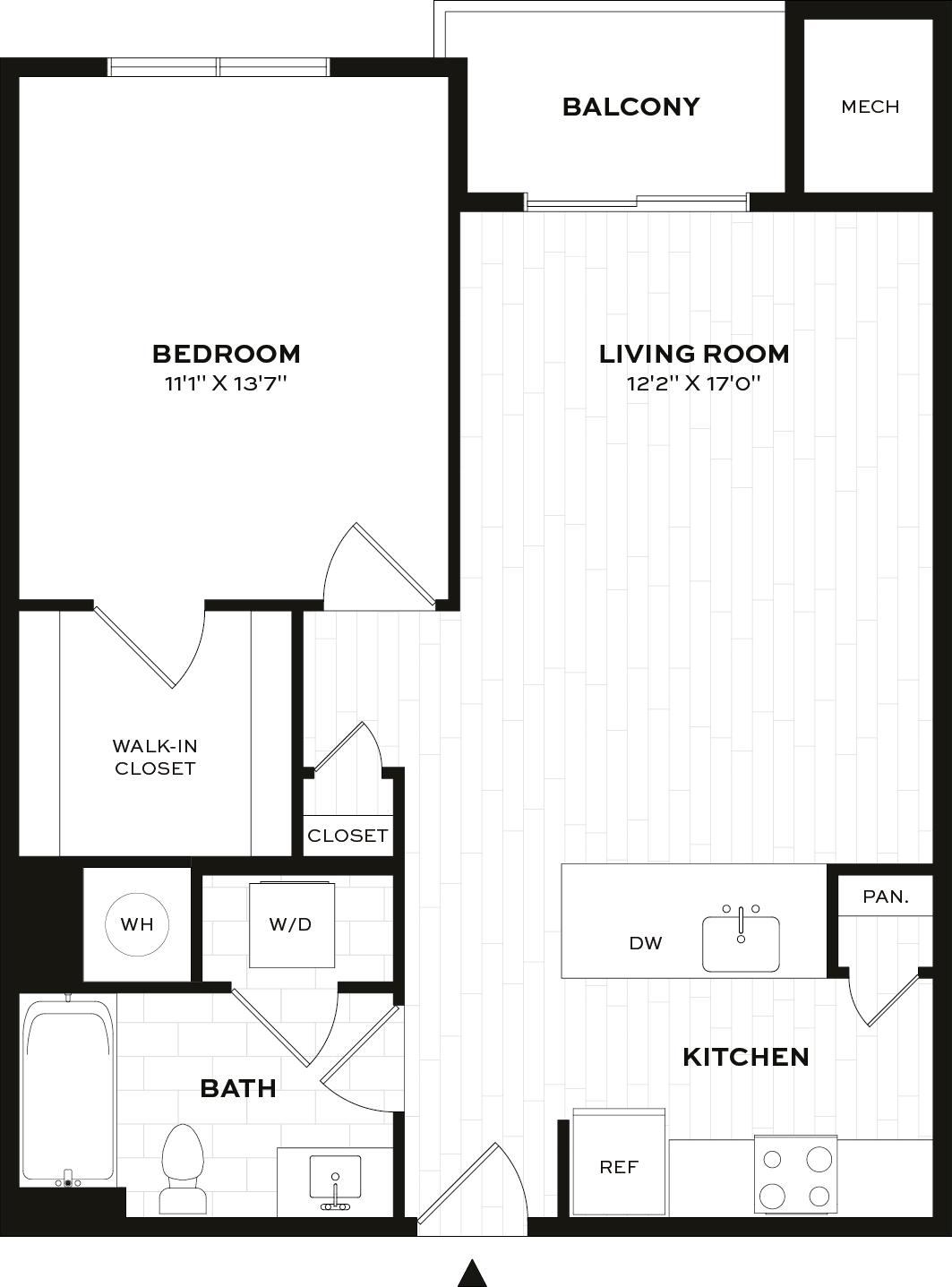 Floor Plan Image of Apartment Apt 4106