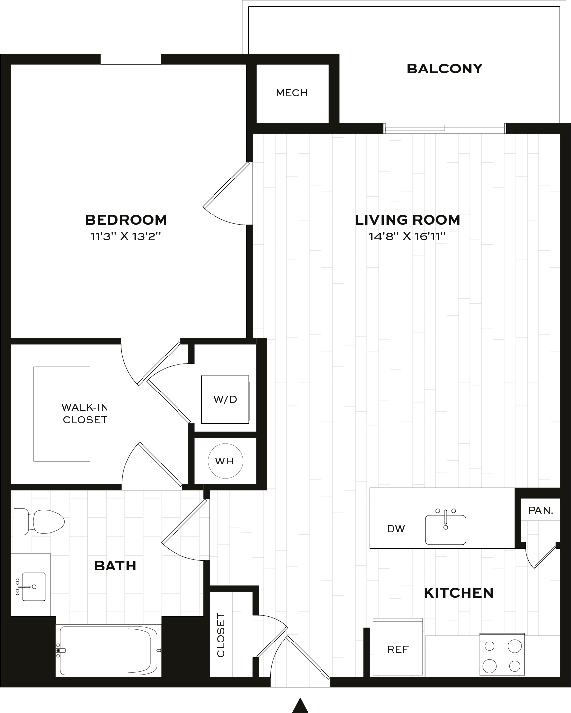 Floor Plan Image of Apartment Apt 5114