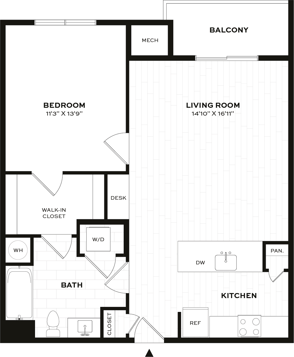 Floor Plan Image of Apartment Apt 3412