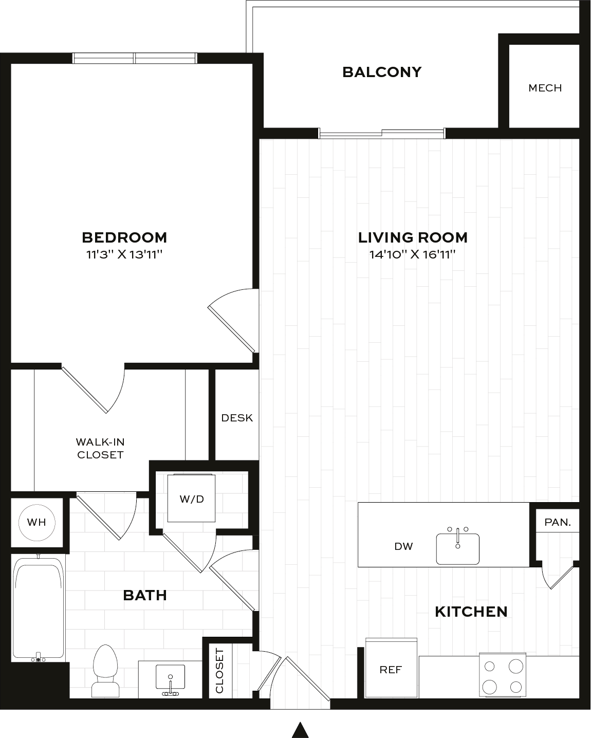 Floor Plan Image of Apartment Apt 2308