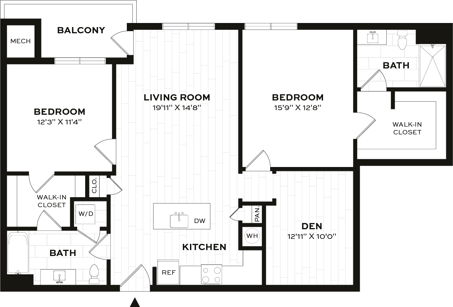 Floor Plan Image of Apartment Apt 7217