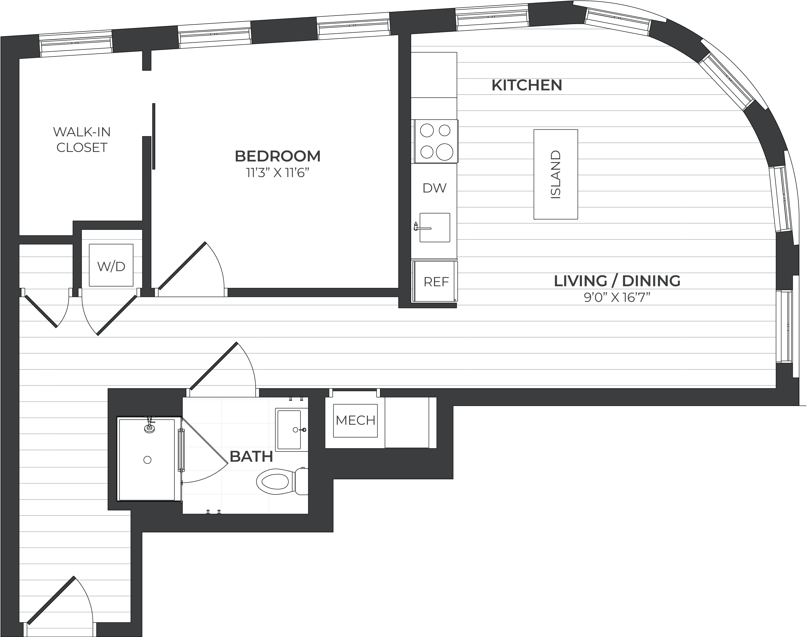 floorplan image of apartment S409