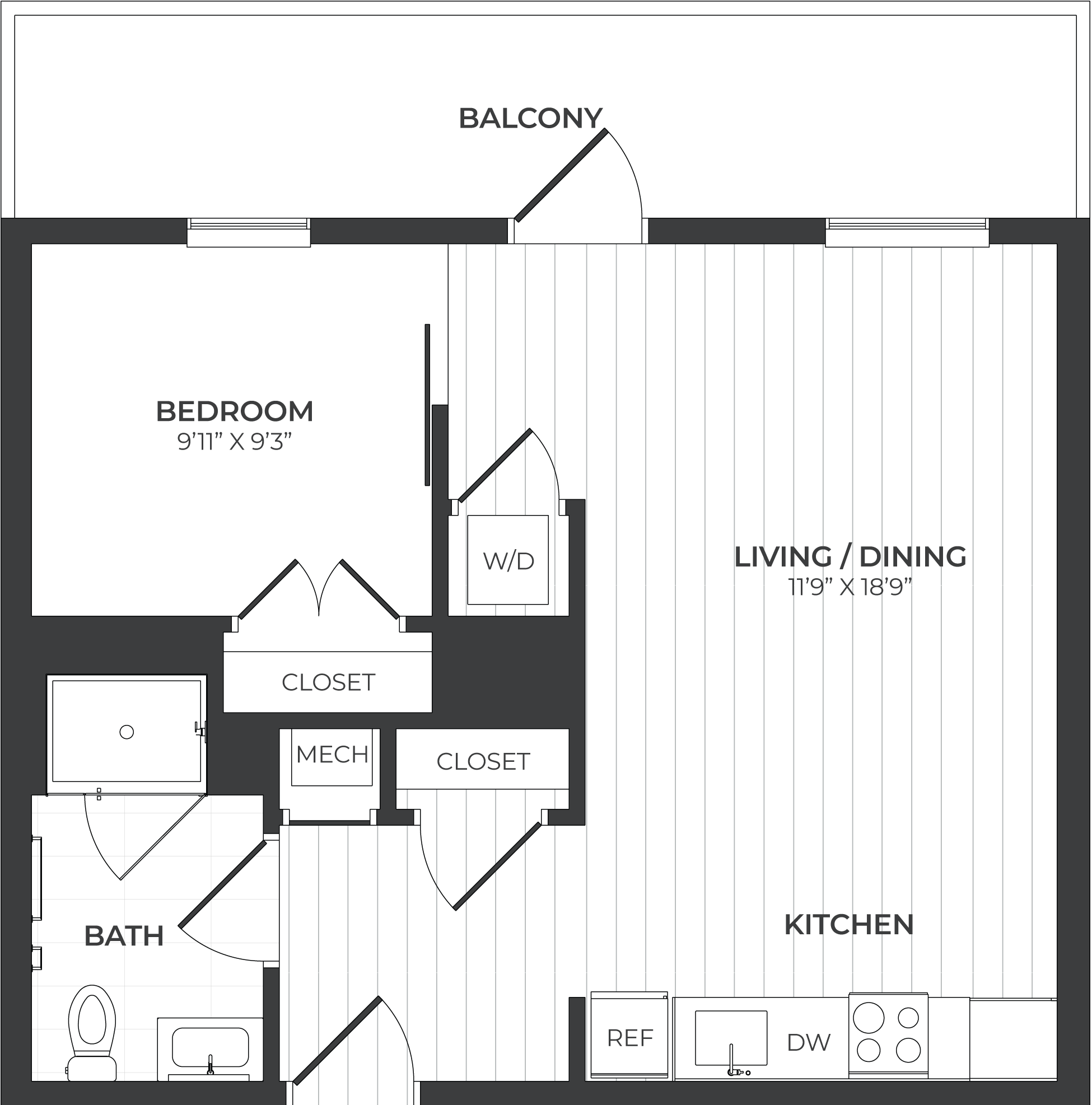 floorplan image of apartment C608