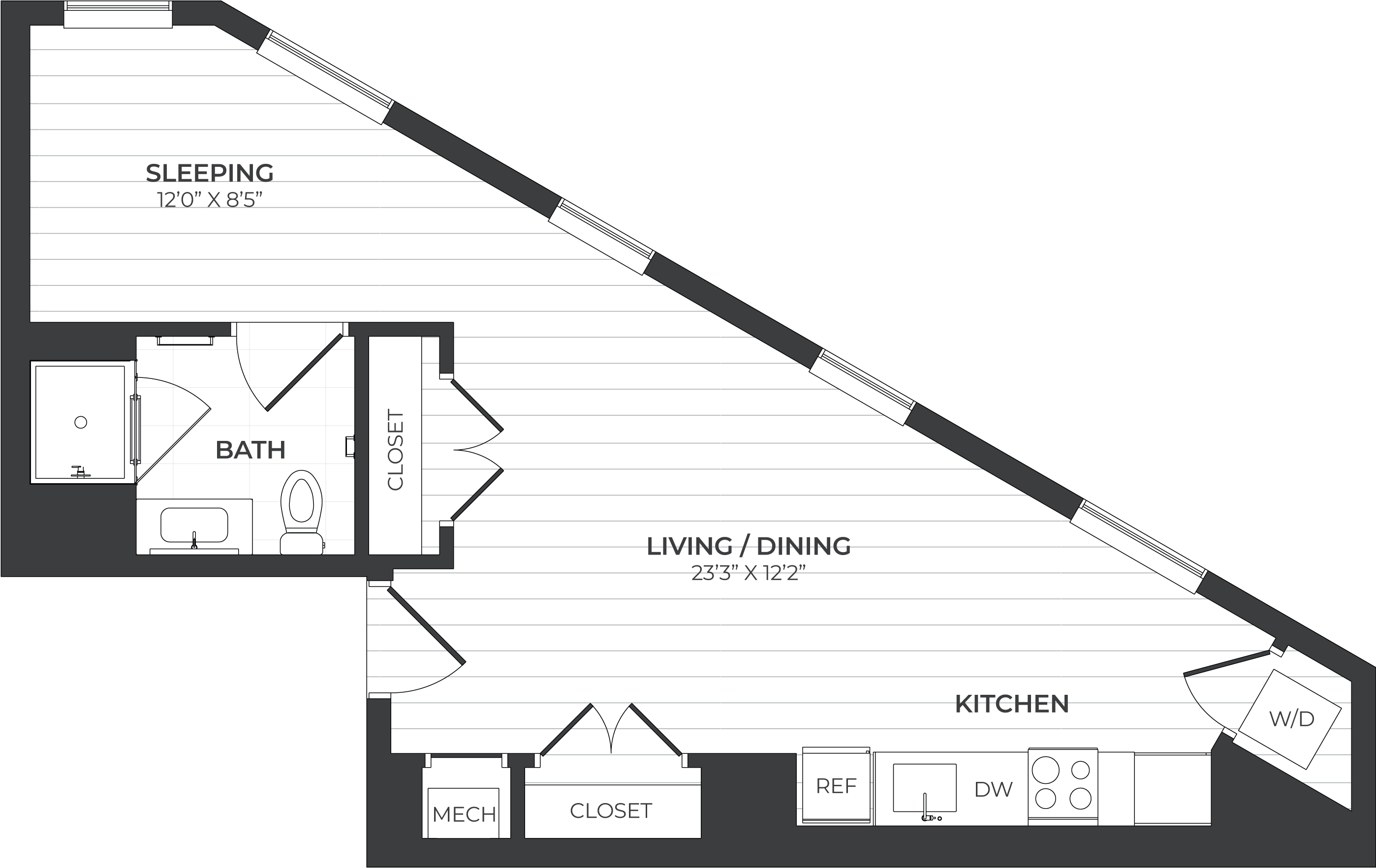 floorplan image of apartment C635