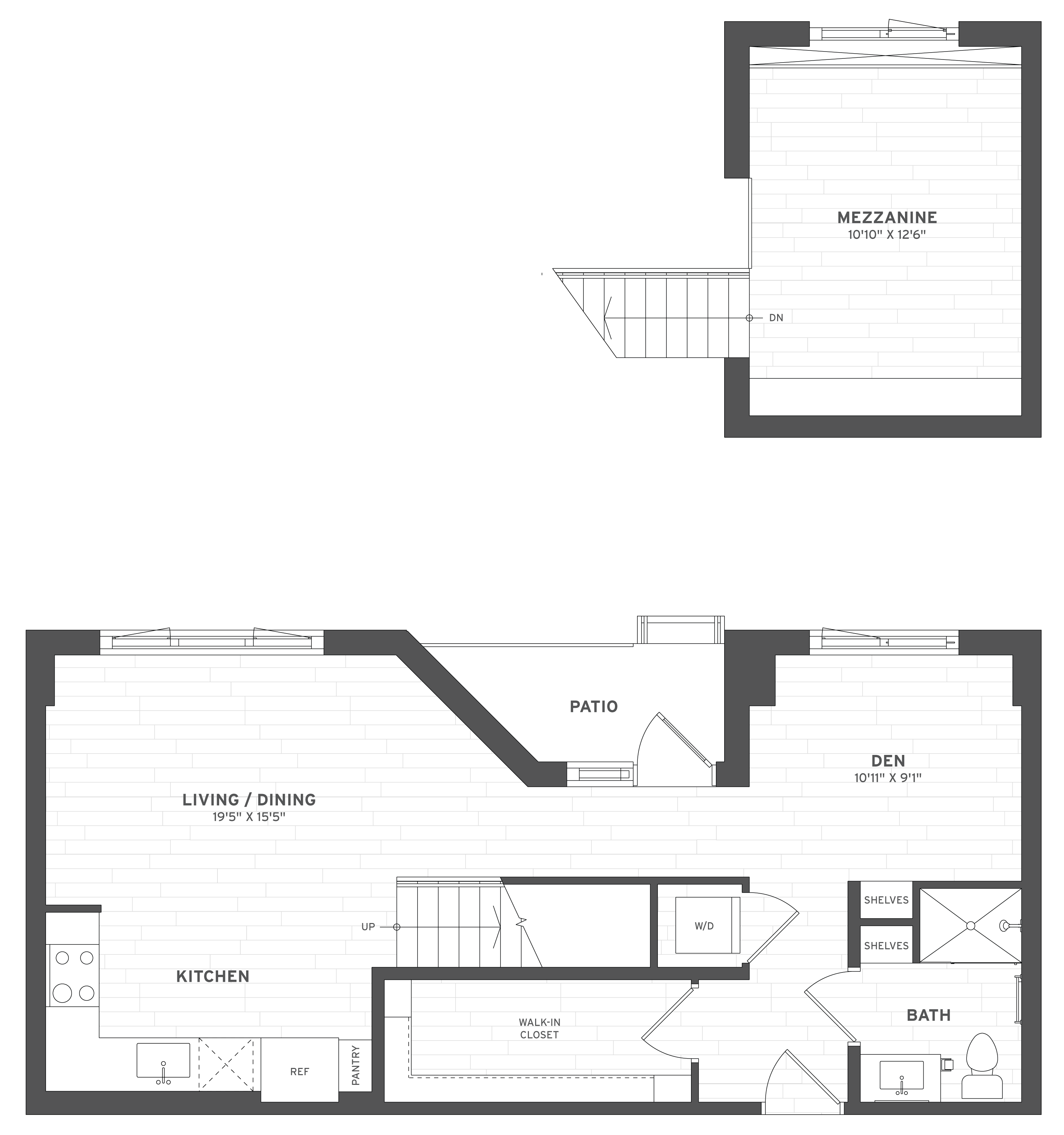 Floor Plan Image of Apartment Apt B-102