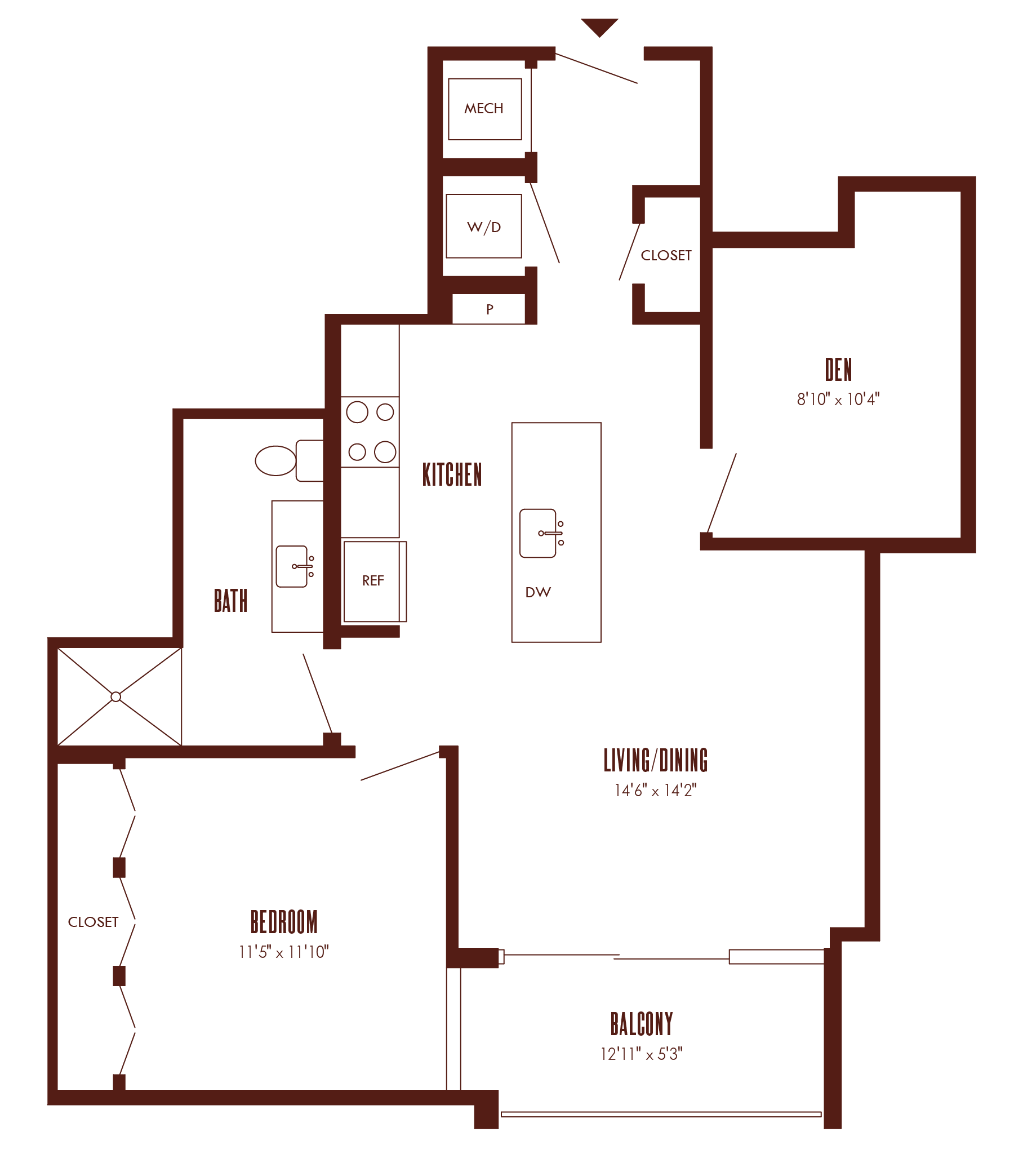 Floor Plan Image of Apartment Apt 30I