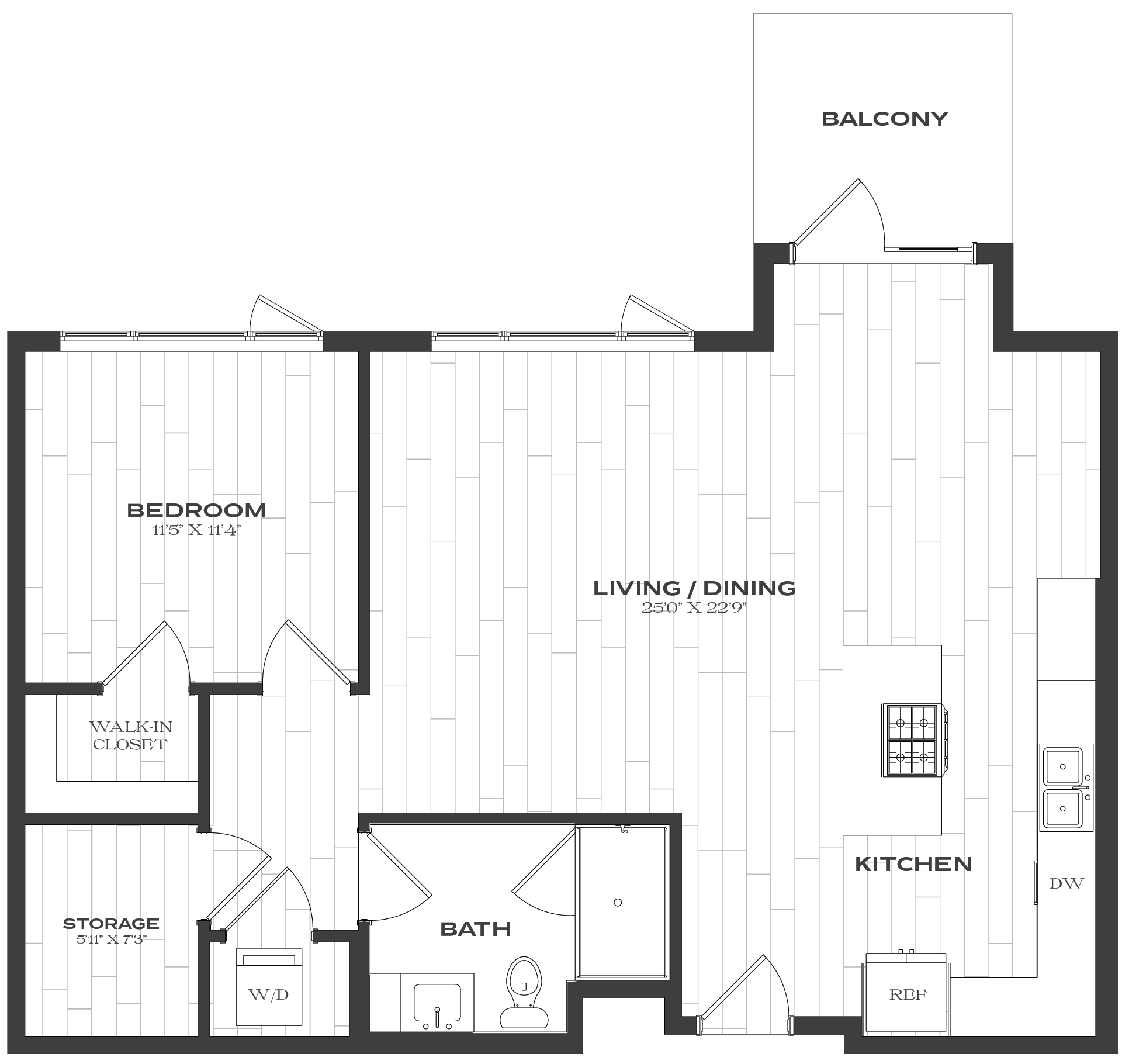 Floor Plan Image of Apartment Apt Apt 1516