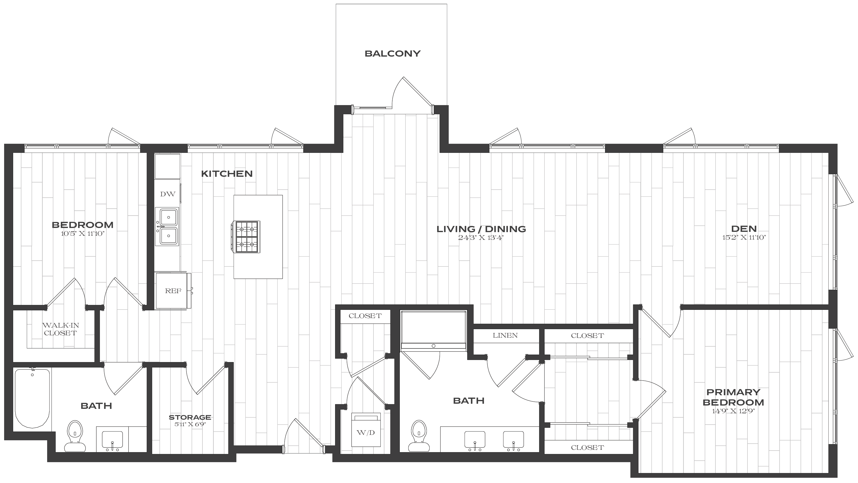 Floor Plan Image of Apartment Apt 1512