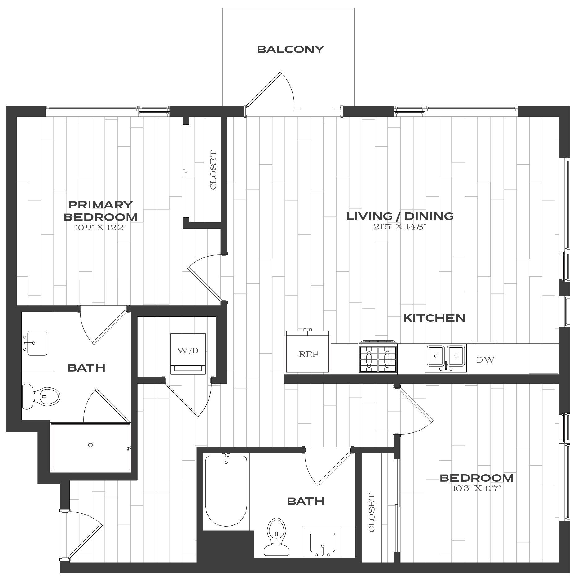 Floor Plan Image of Apartment Apt Apt 