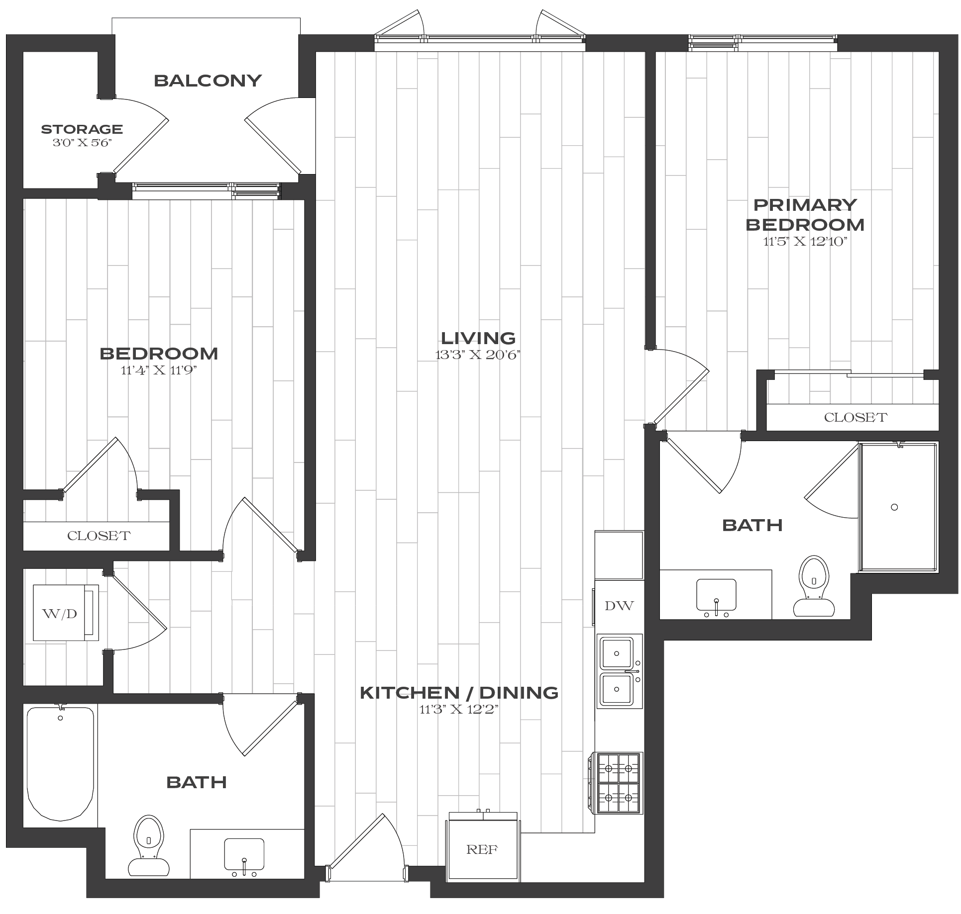 Floor Plan Image of Apartment Apt Apt 