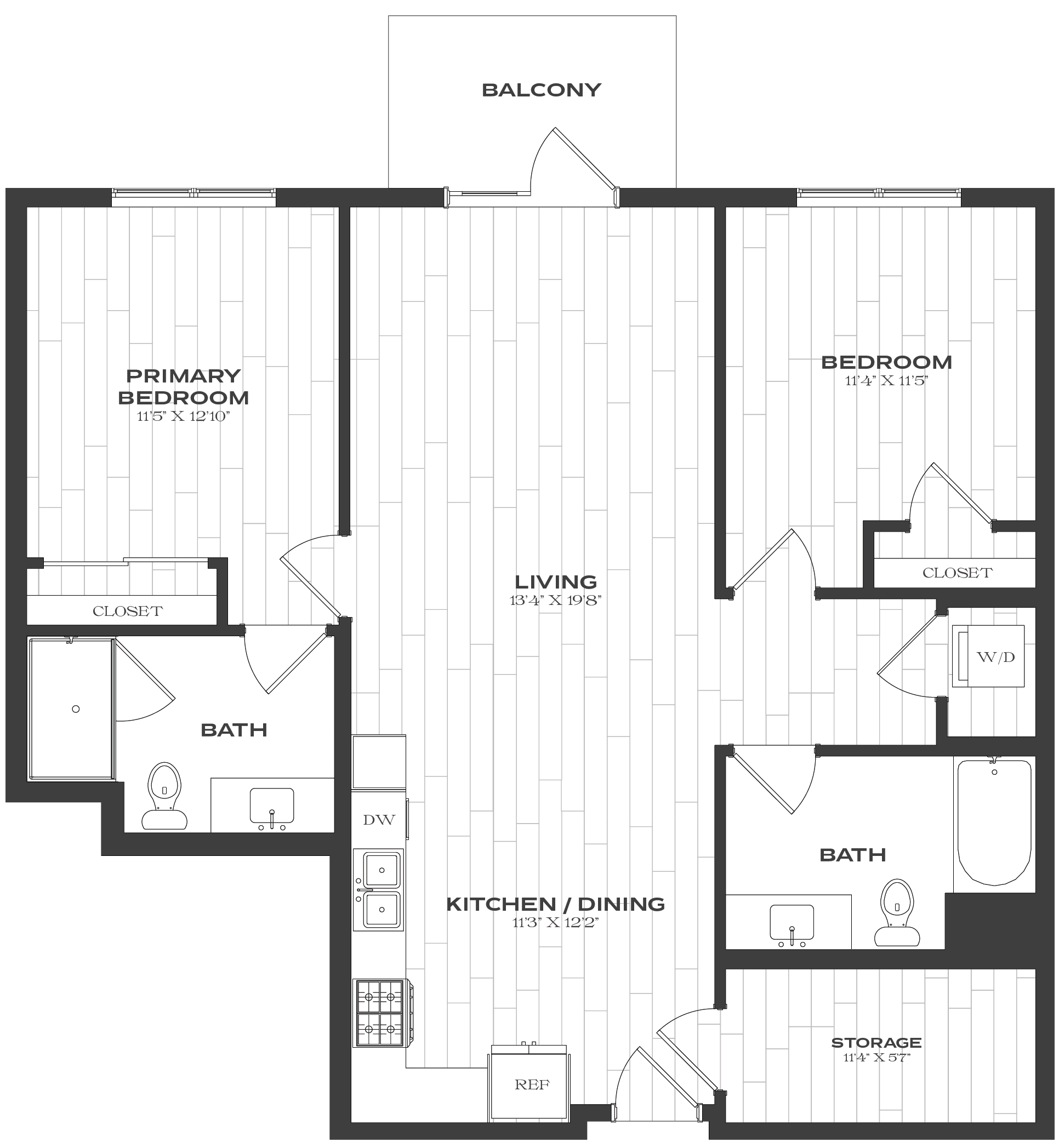 Floor Plan Image of Apartment Apt Apt 1211