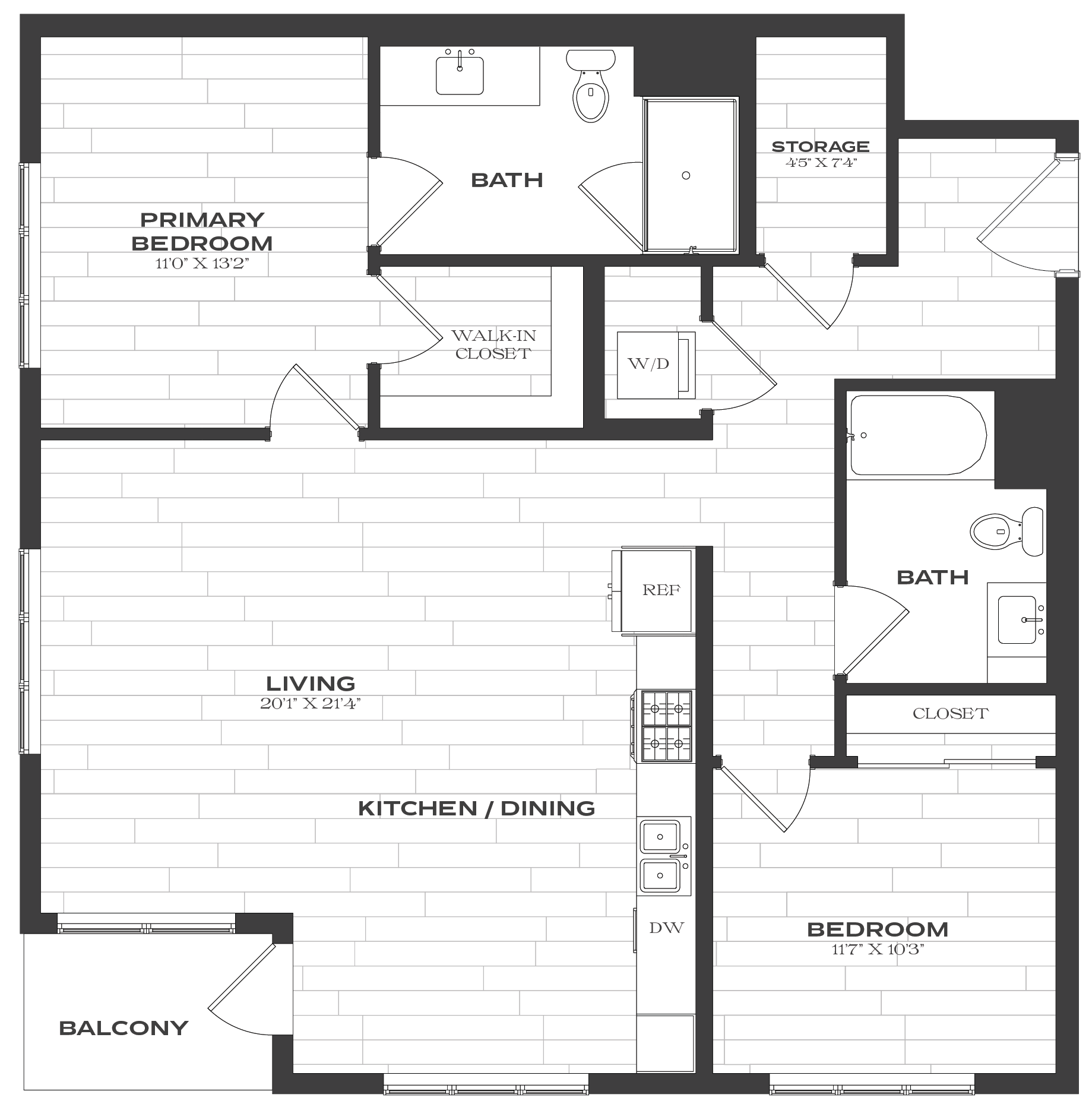 Floor Plan Image of Apartment Apt Apt 1212