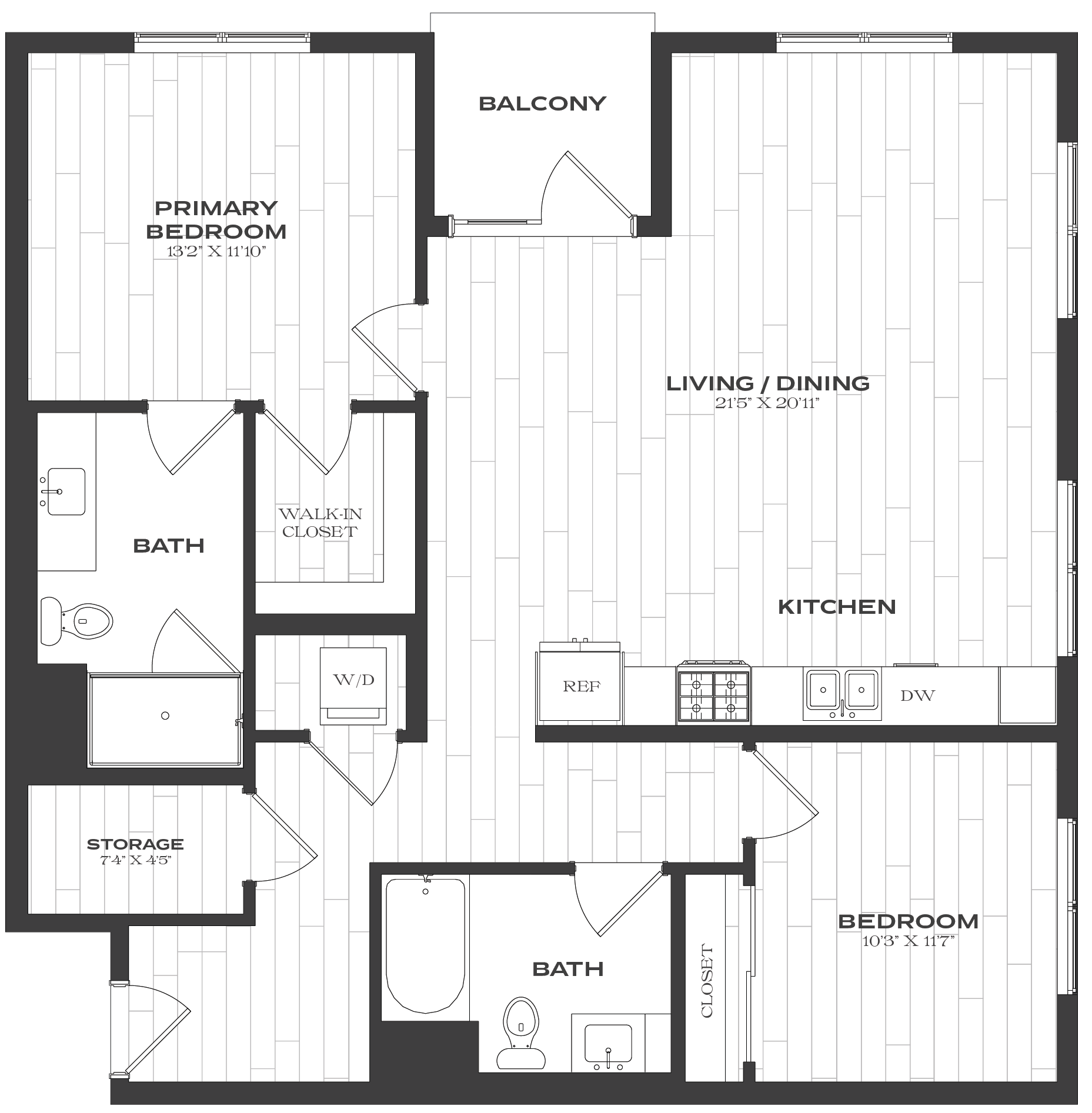 Floor Plan Image of Apartment Apt Apt 