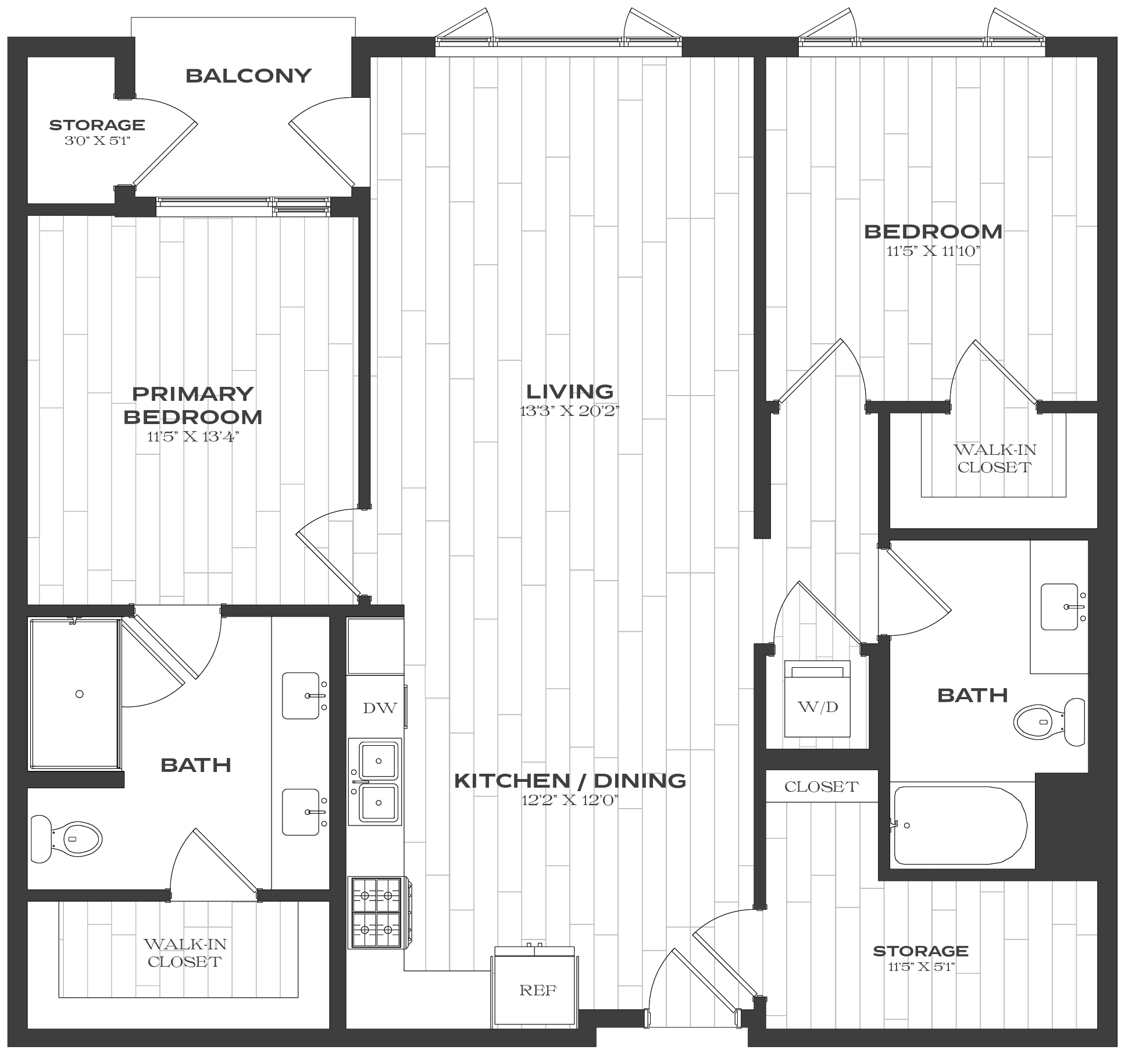 Floor Plan Image of Apartment Apt Apt 1522