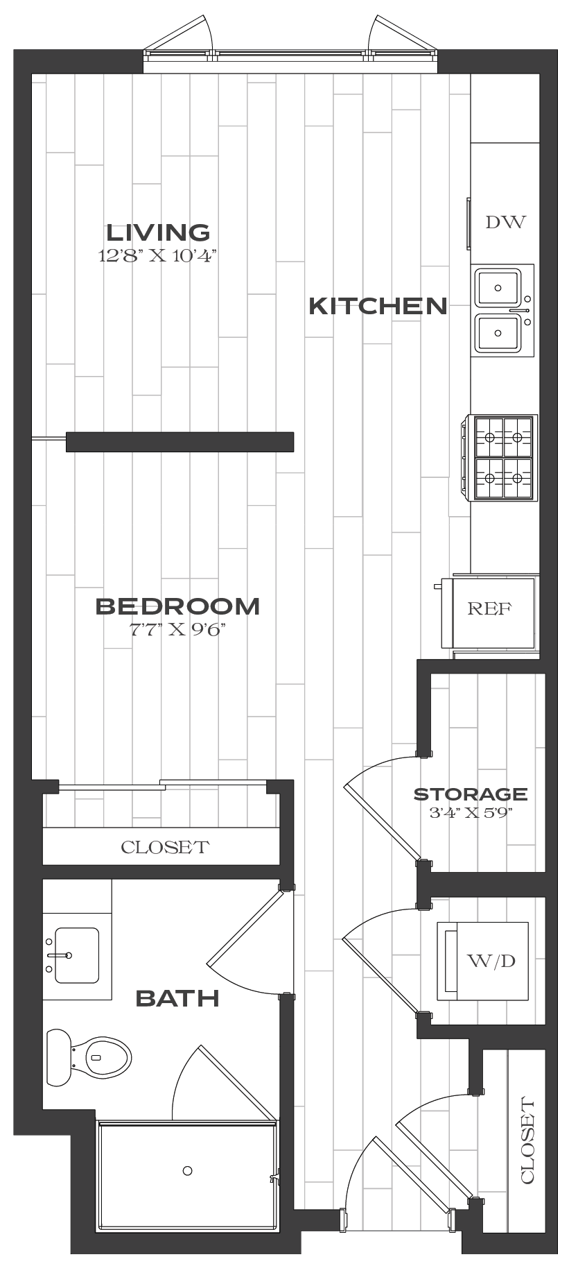 Floor Plan Image of Apartment Apt Apt 