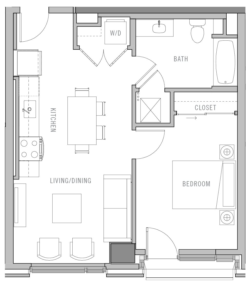 Floor Plan Image of Apartment Apt 0312