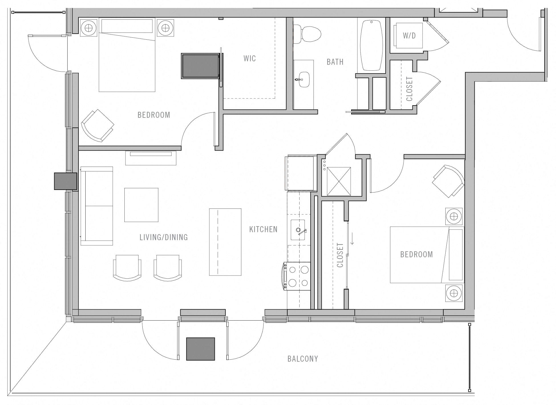 Floor Plan Image of Apartment Apt 0514