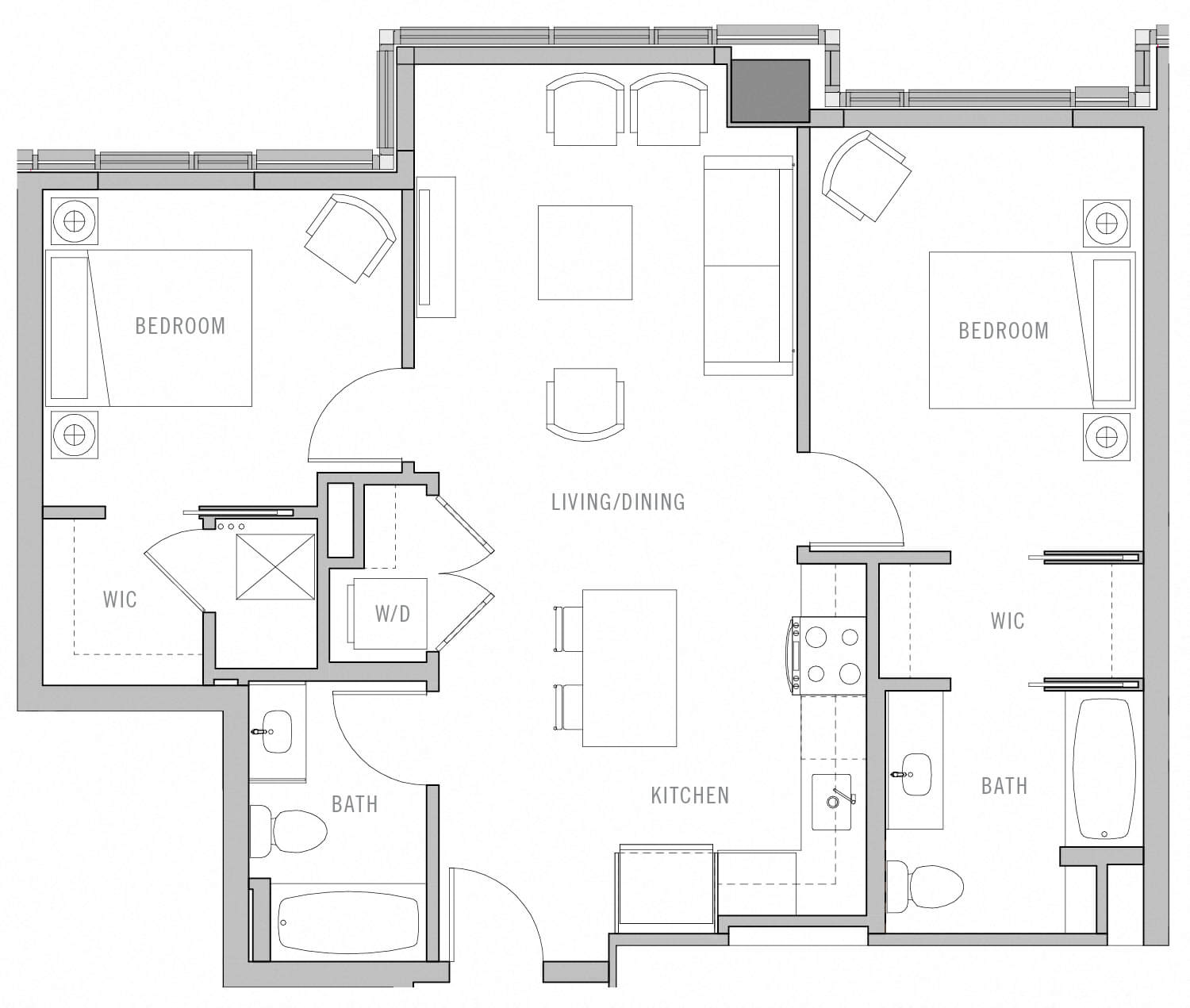 Floor Plan Image of Apartment Apt 2315