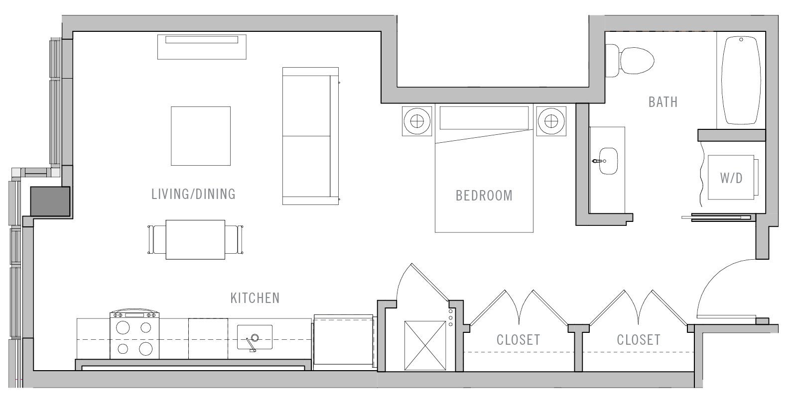 Floor Plan Image of Apartment Apt 1716