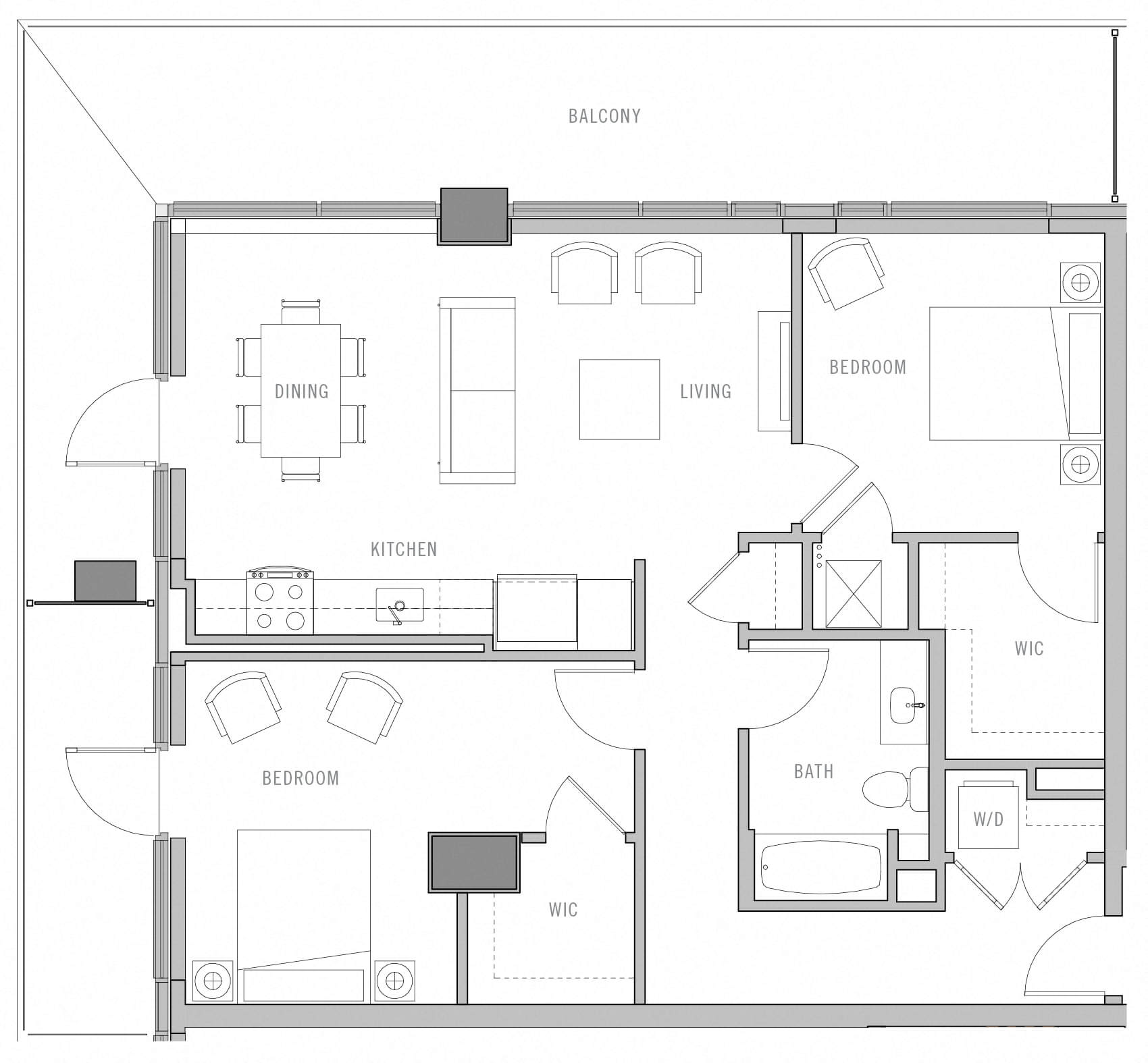 Floor Plan Image of Apartment Apt 0617