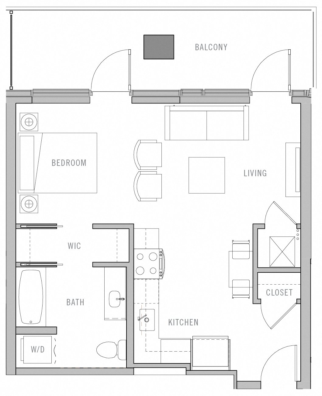 Floor Plan Image of Apartment Apt 0605