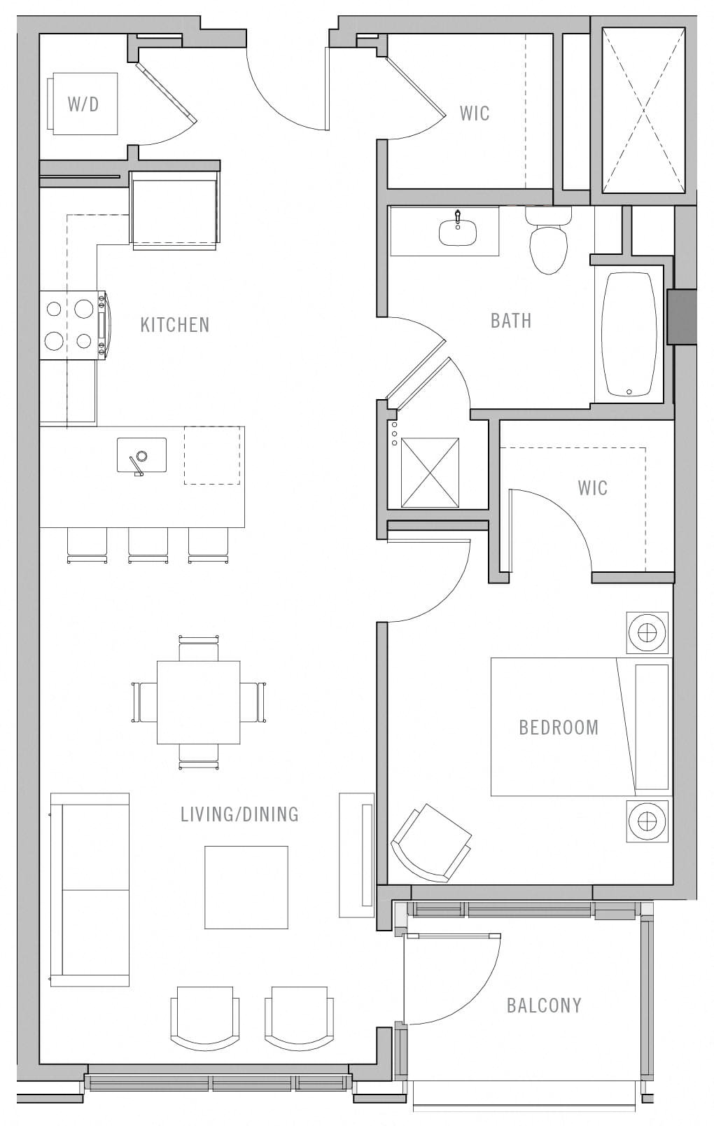 Floor Plan Image of Apartment Apt 0208