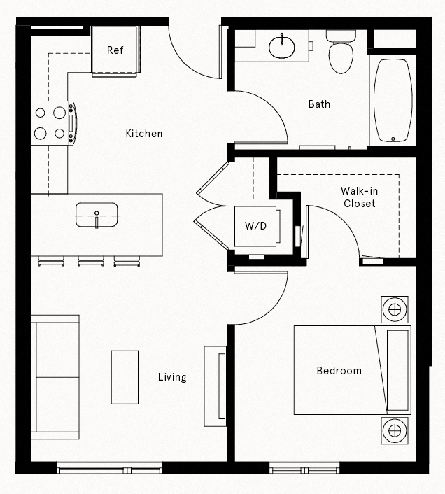 Floor Plan Image of Apartment Apt 302